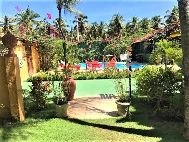 Garden view in Suítes Bouganville