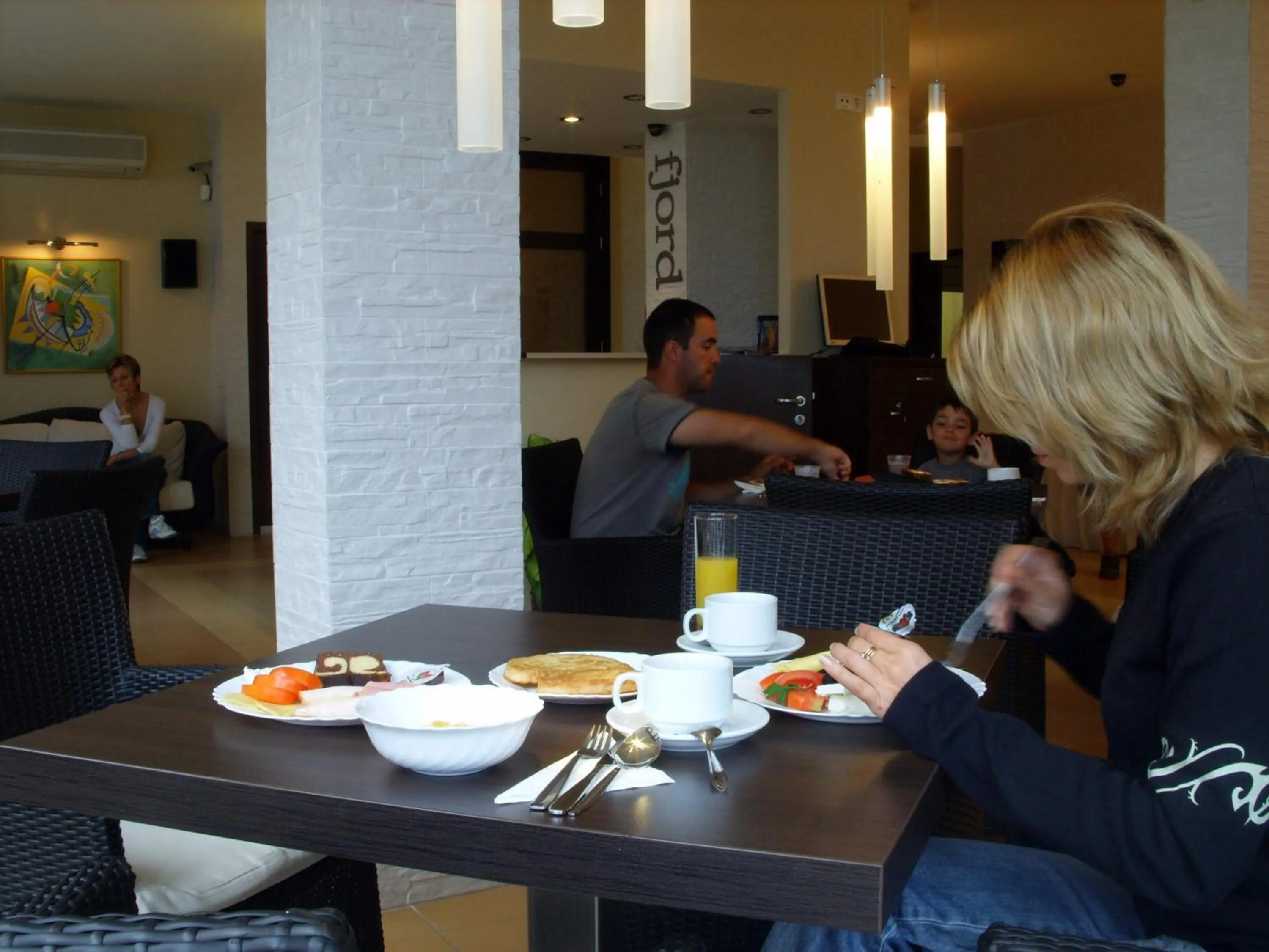 Buffet breakfast in Fjord B&B