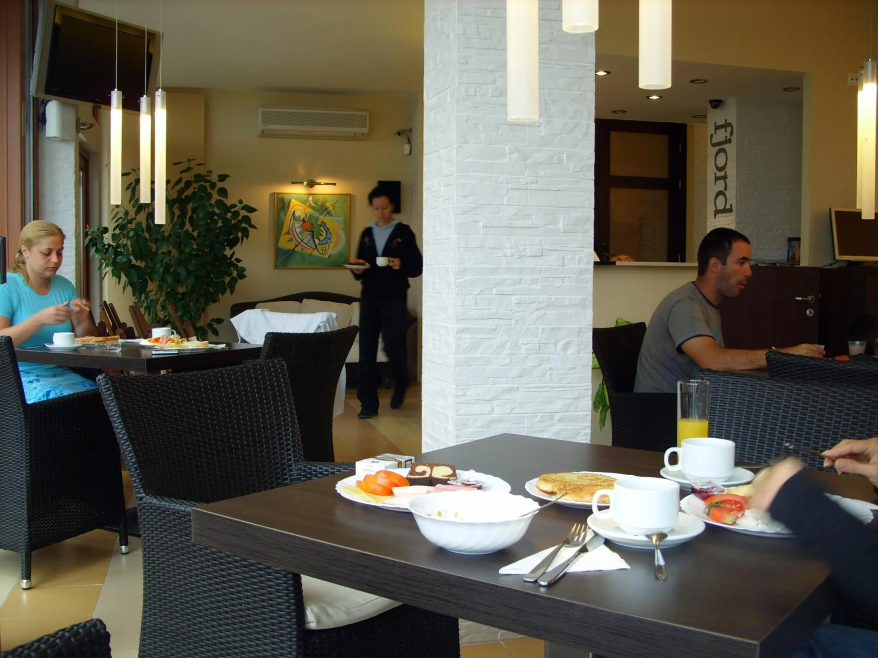 Lobby or reception in Fjord B&B