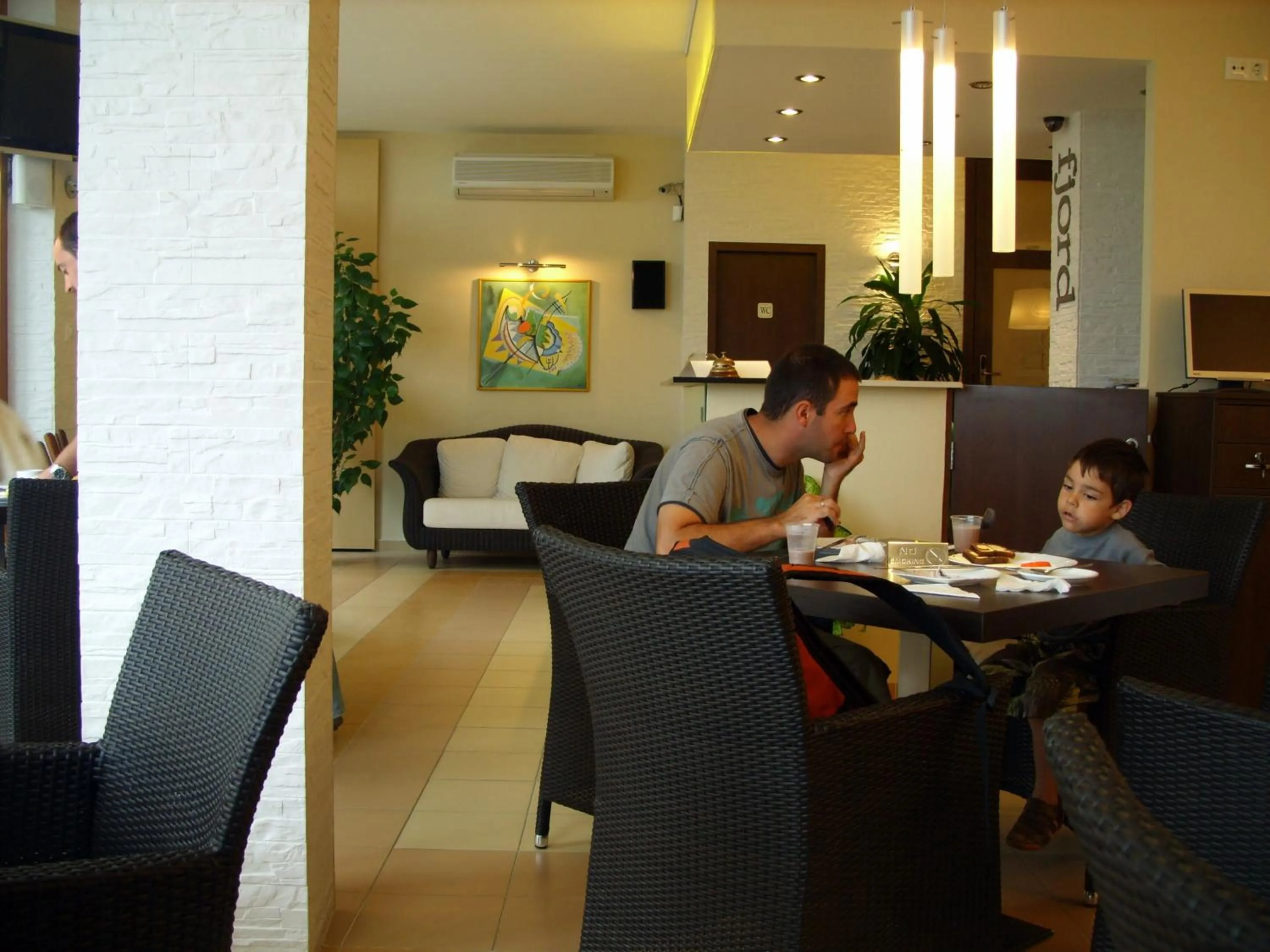 Lobby or reception in Fjord B&B