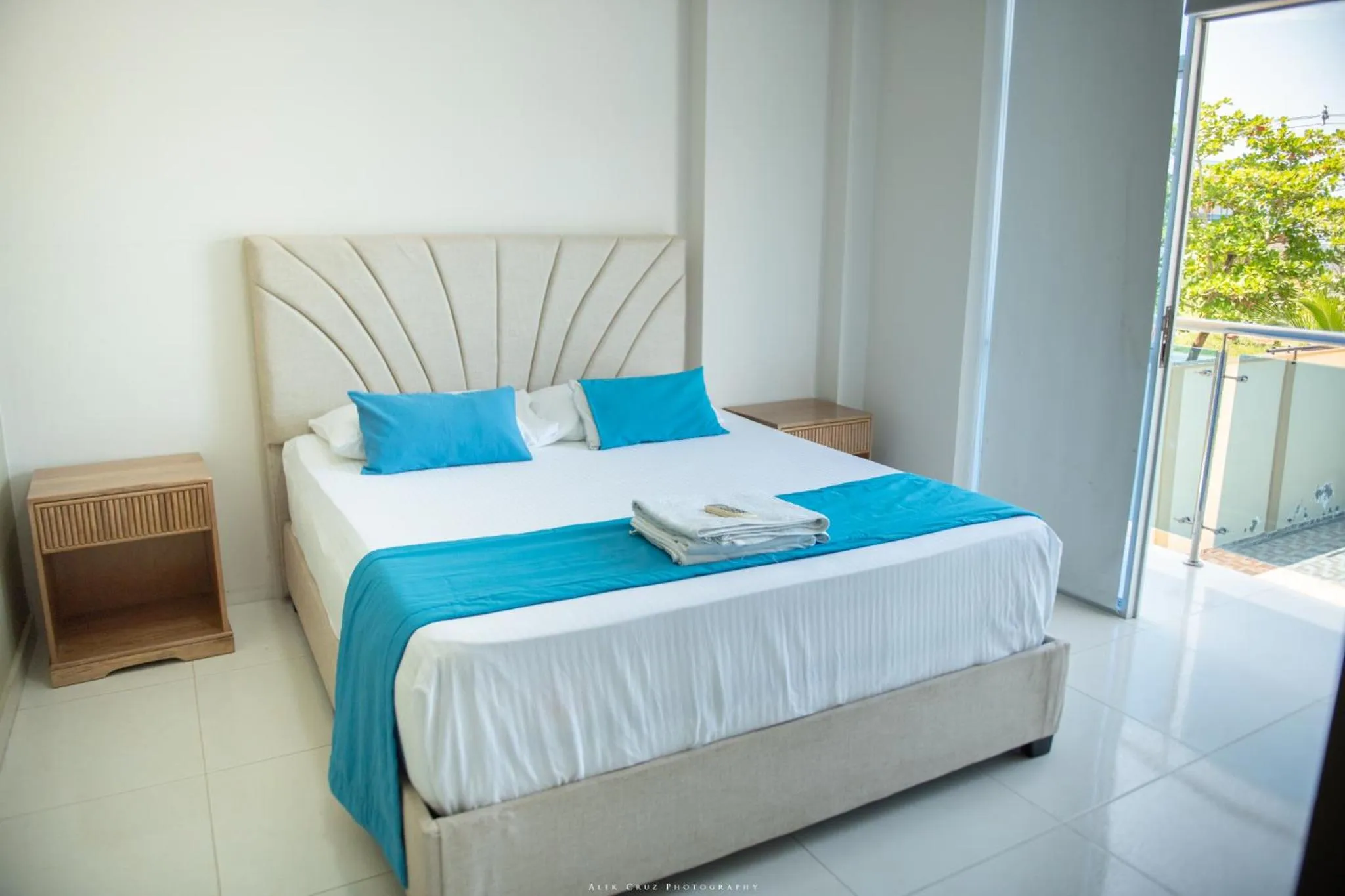 Bed in Cabanas Villa Antonella Covenas