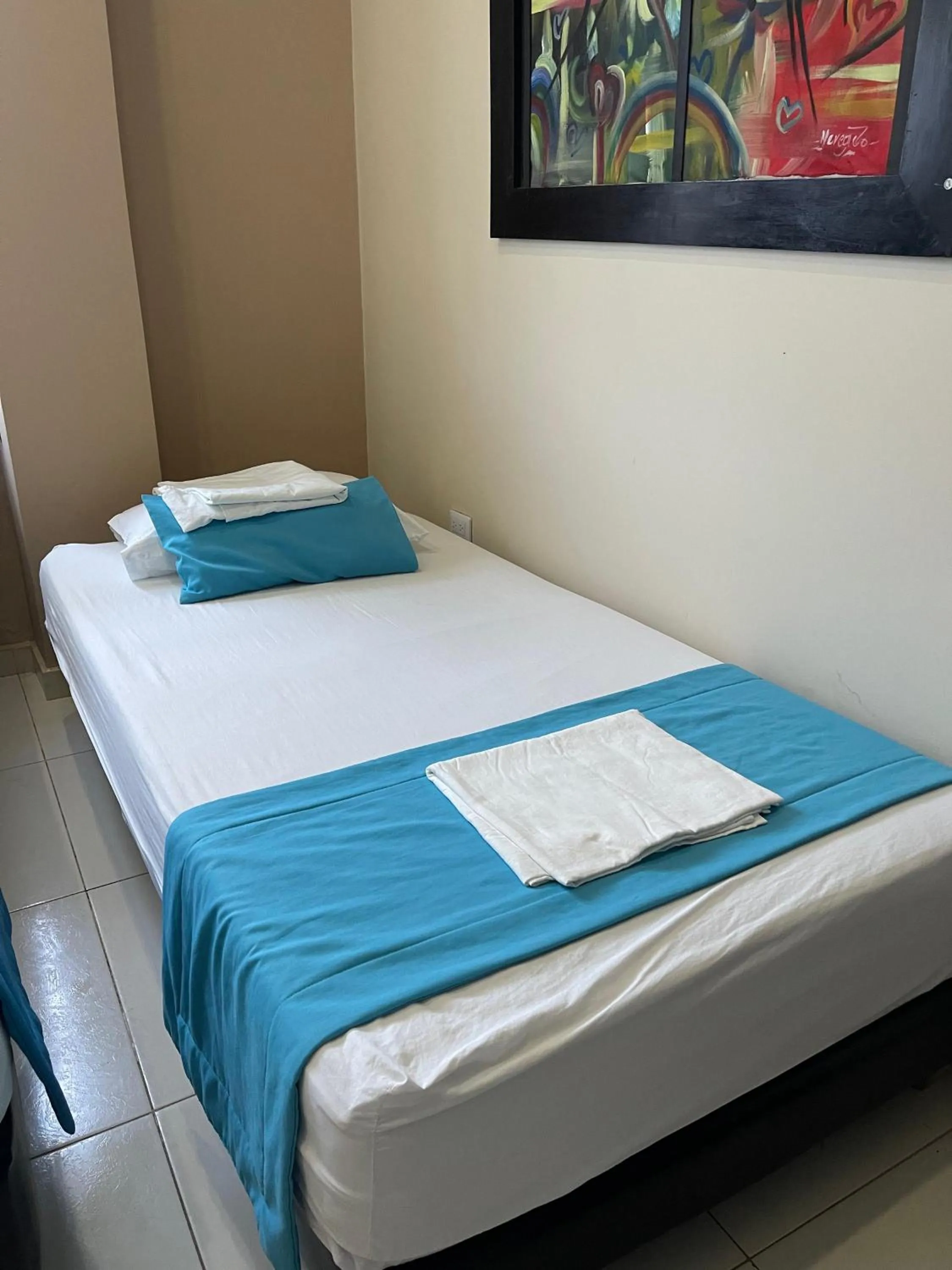 Bed in Cabanas Villa Antonella Covenas