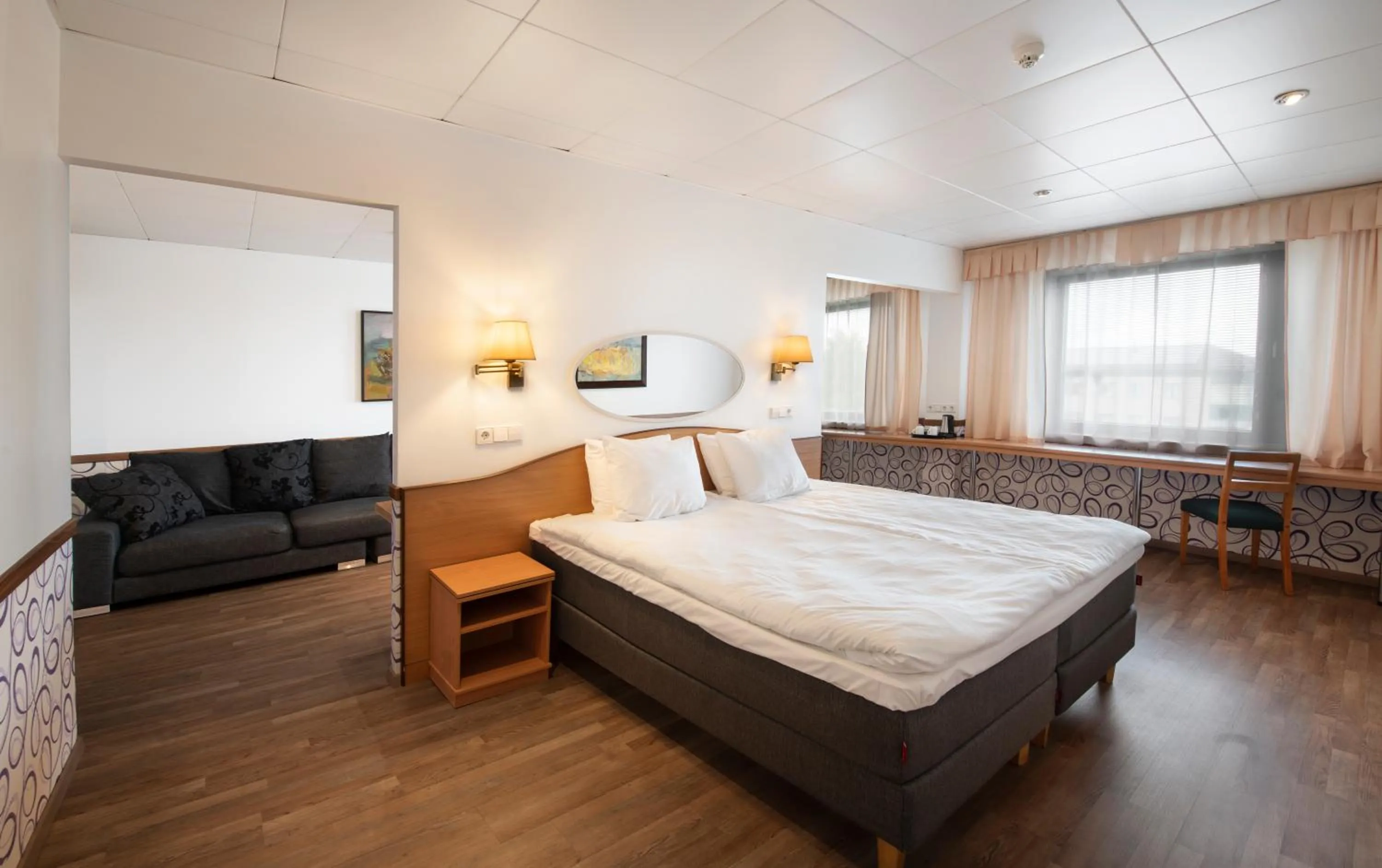 Bedroom, Bed in Hestia Hotel Susi