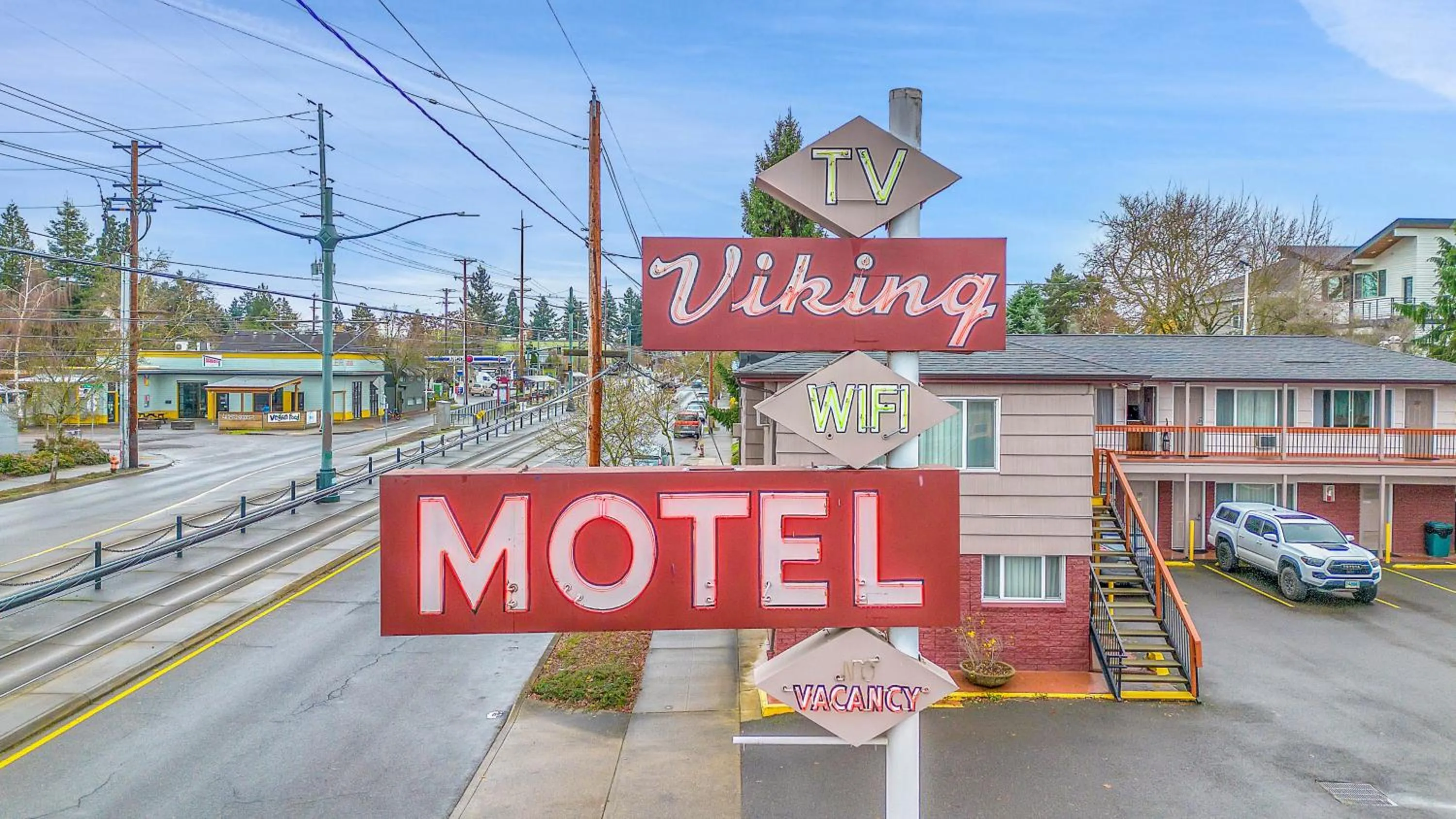 Property building in Viking Motel