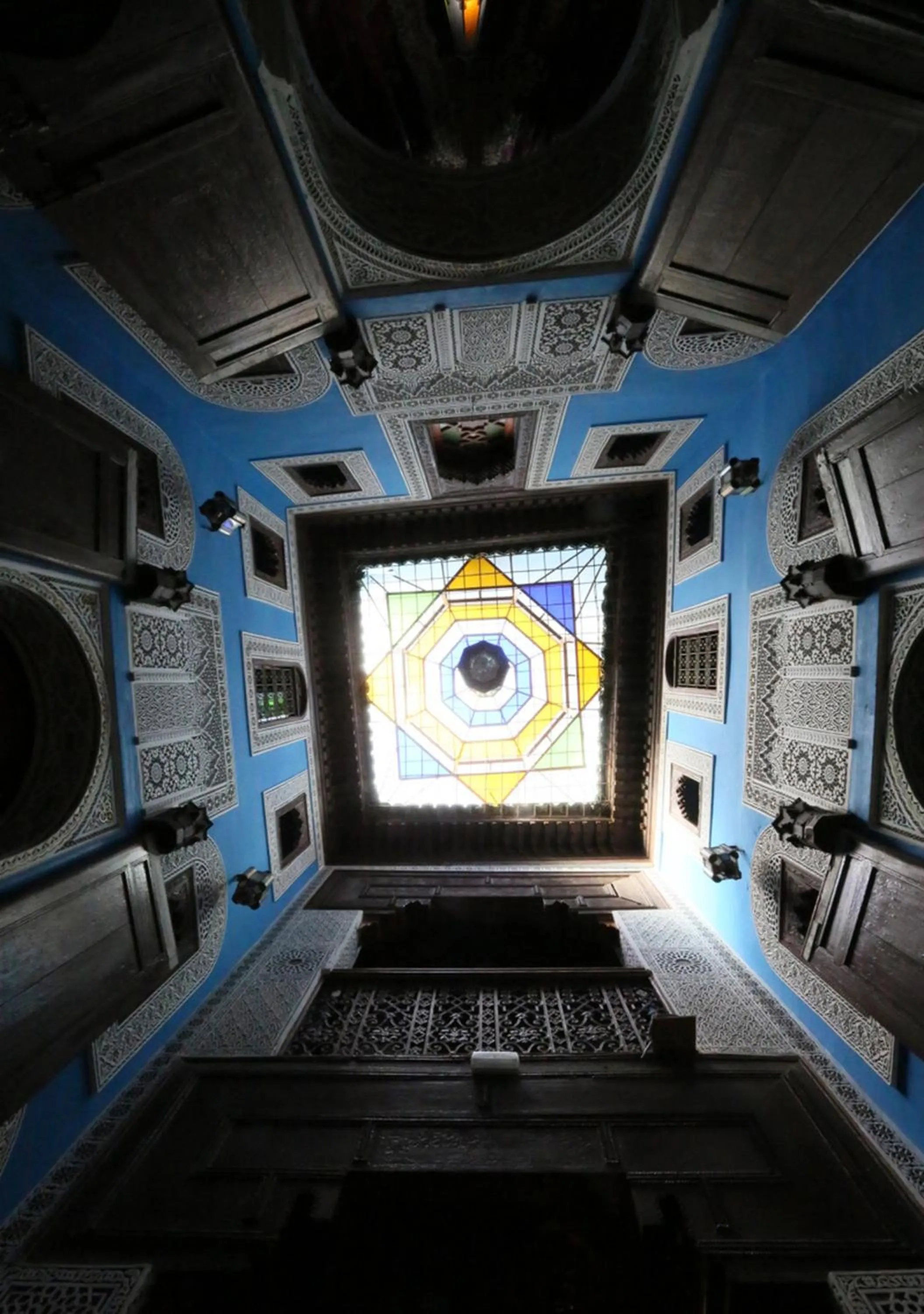 Decorative detail in Riad Hiba