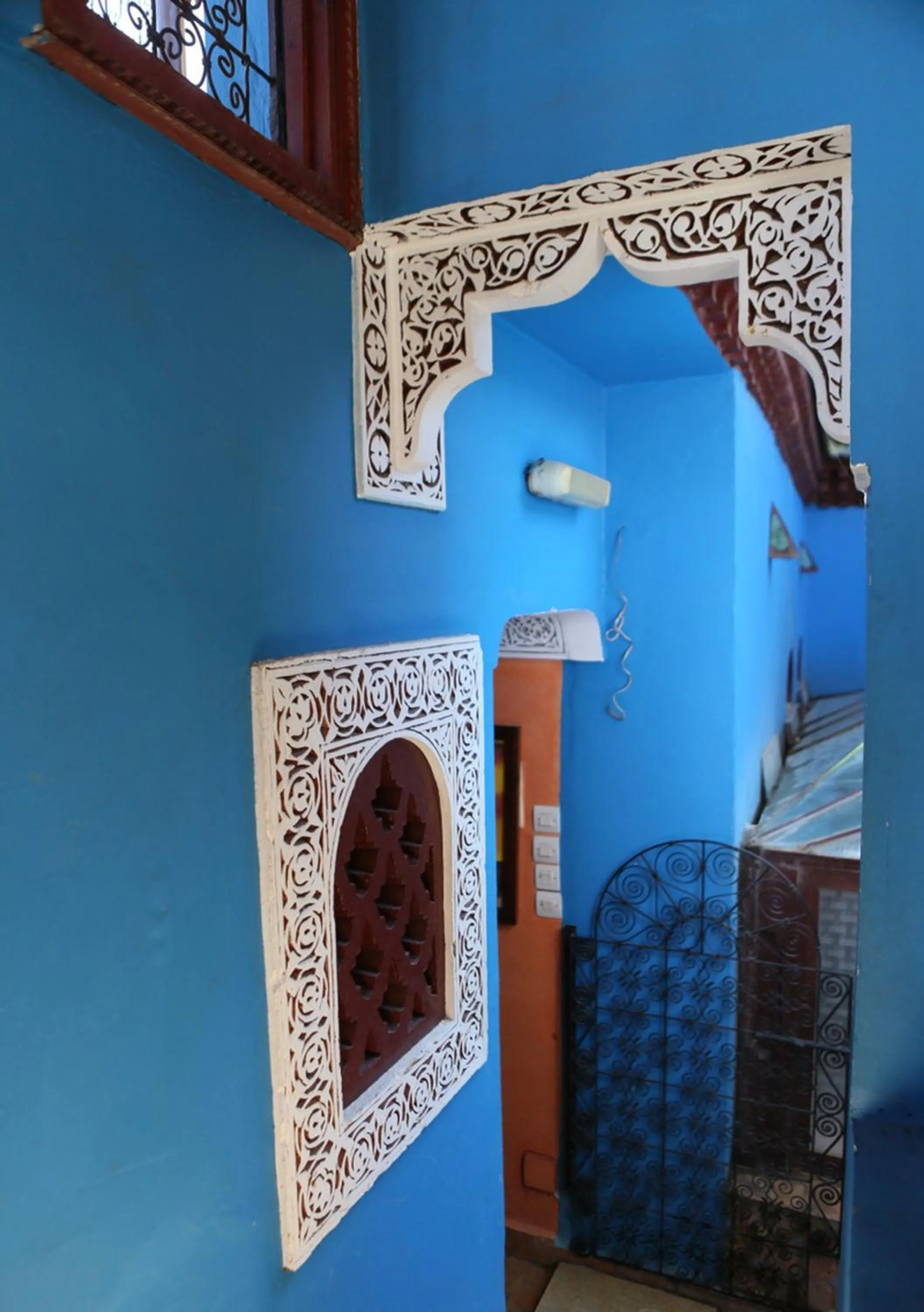 Decorative detail in Riad Hiba