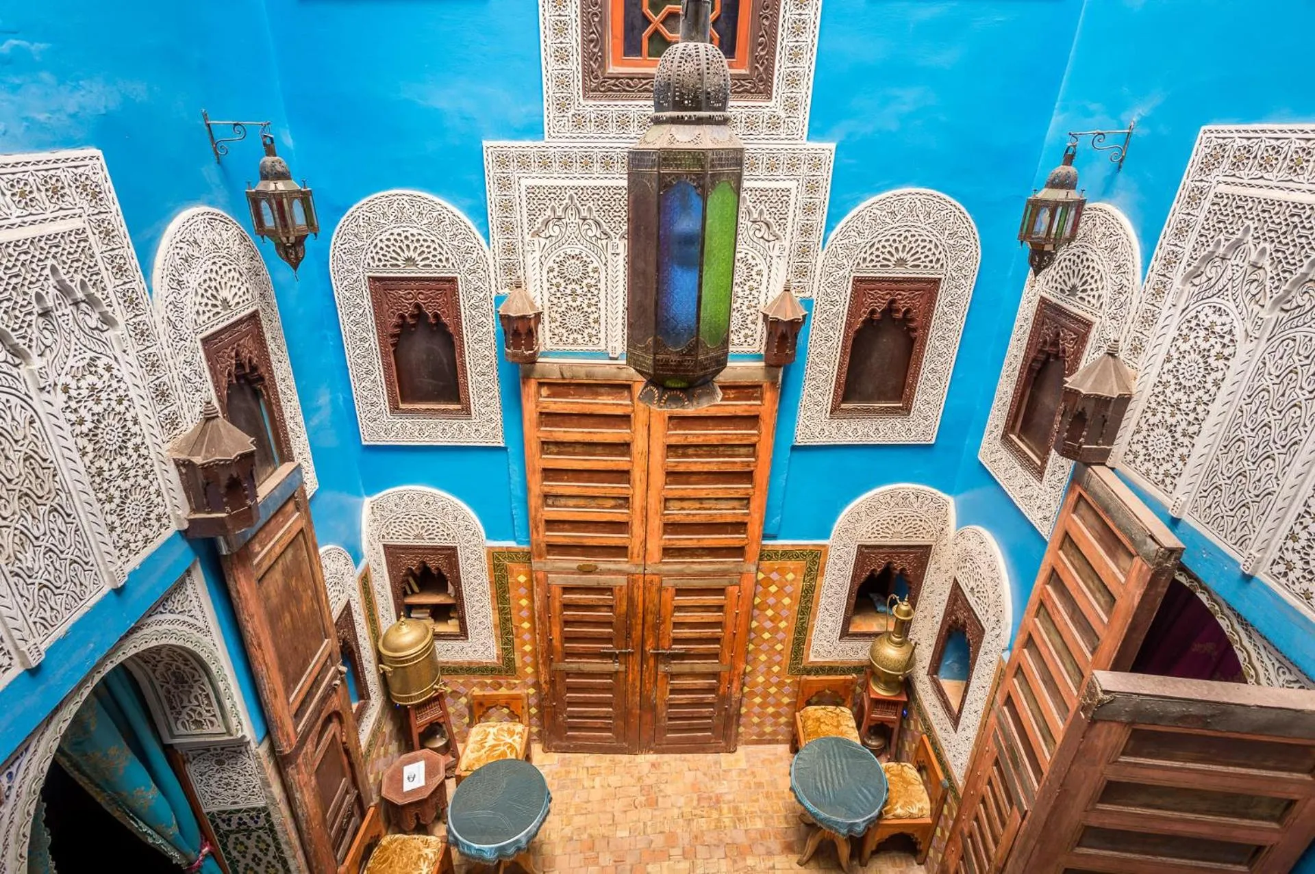 Seating area in Riad Hiba