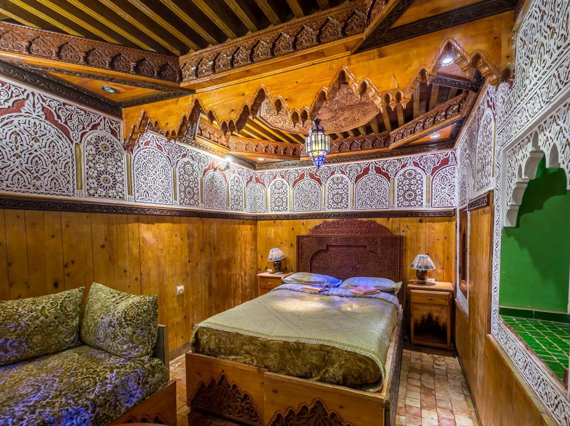 Bed in Riad Hiba