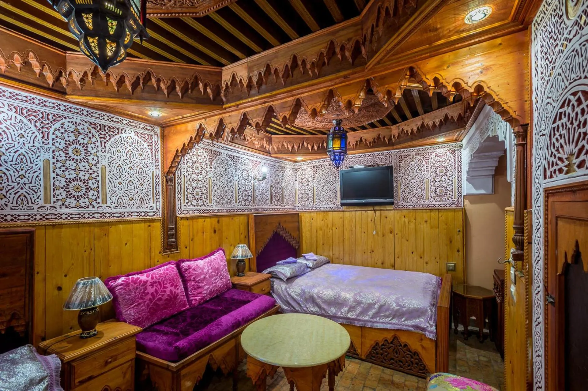Bed in Riad Hiba