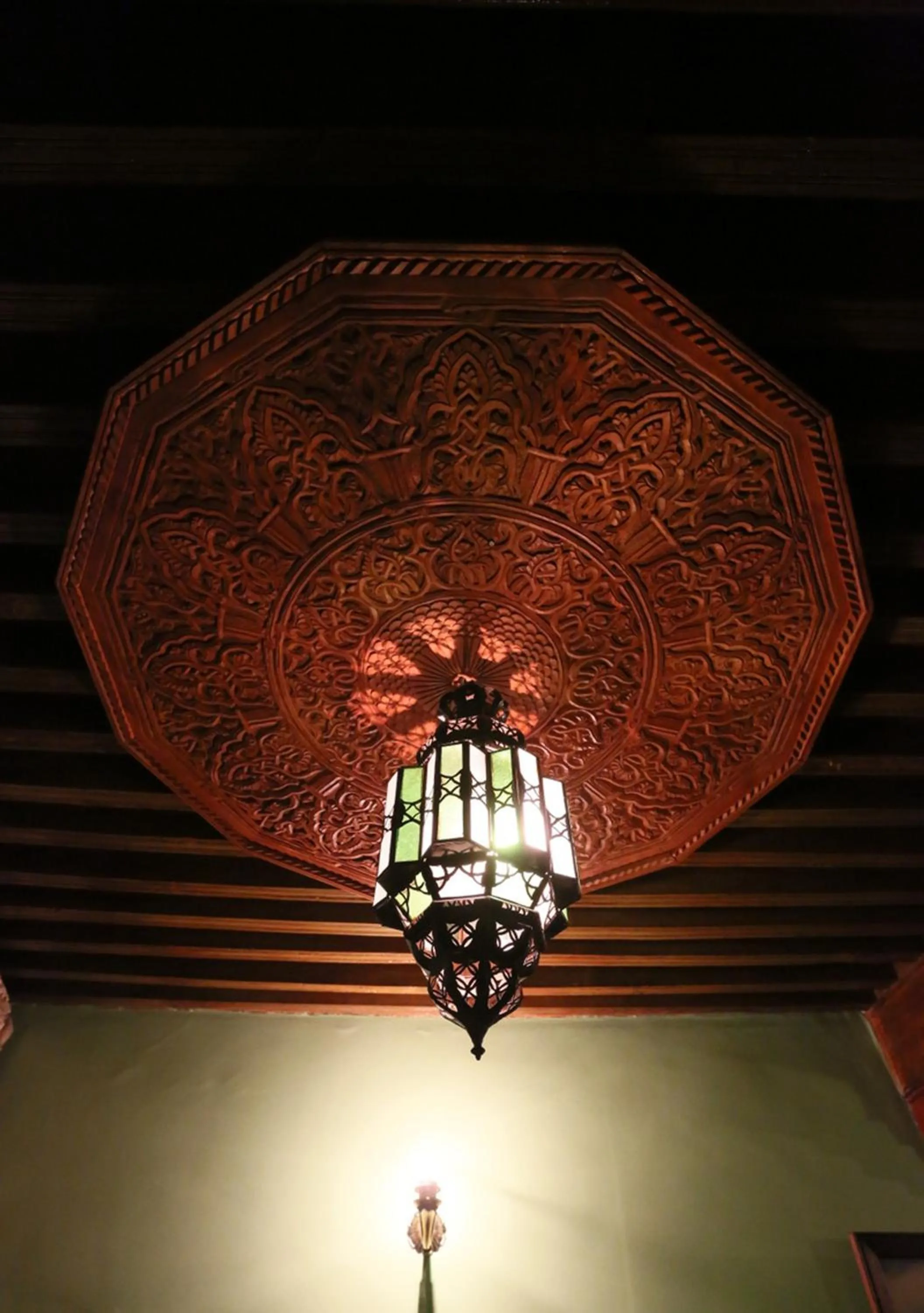 Decorative detail in Riad Hiba