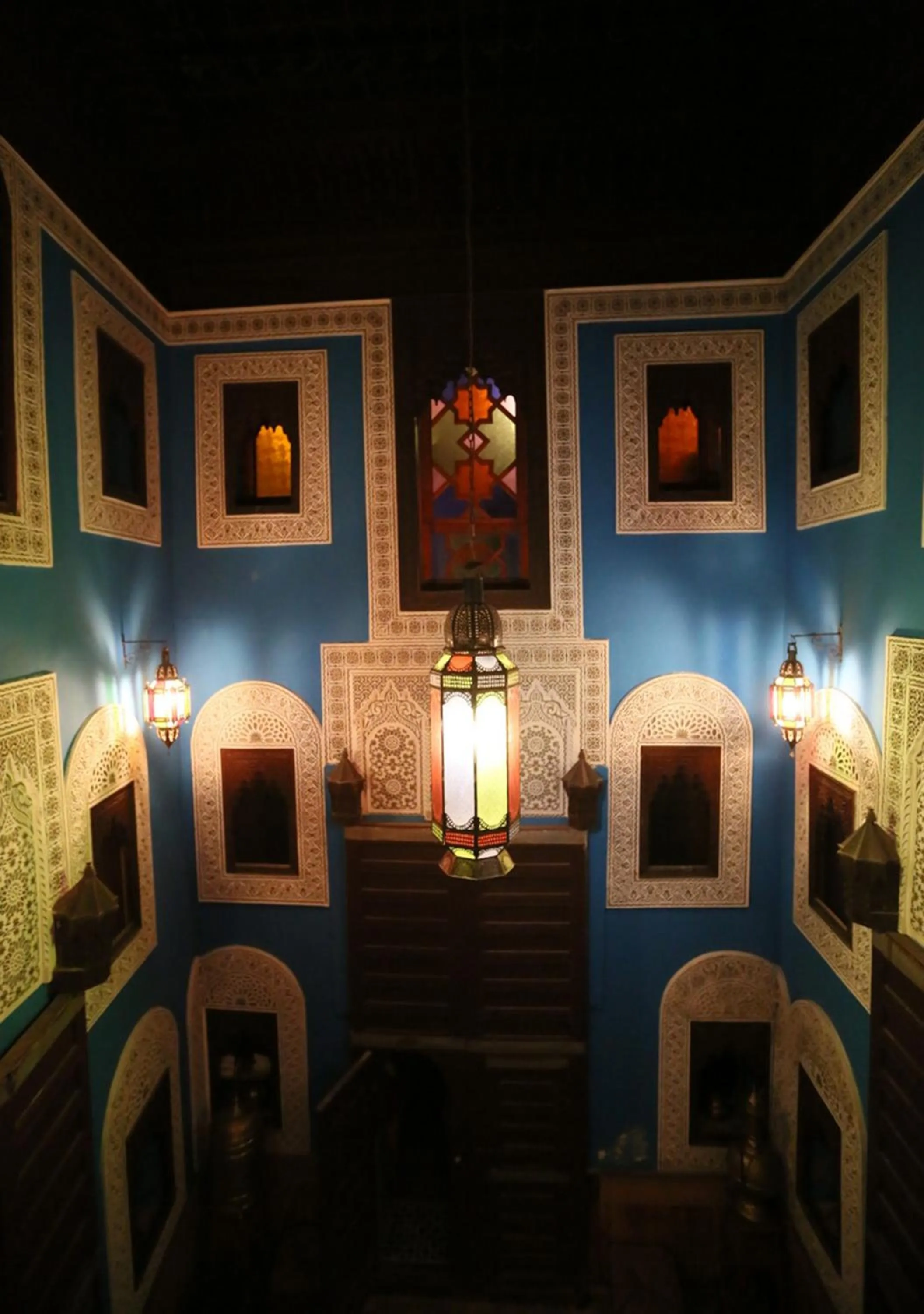 Decorative detail in Riad Hiba