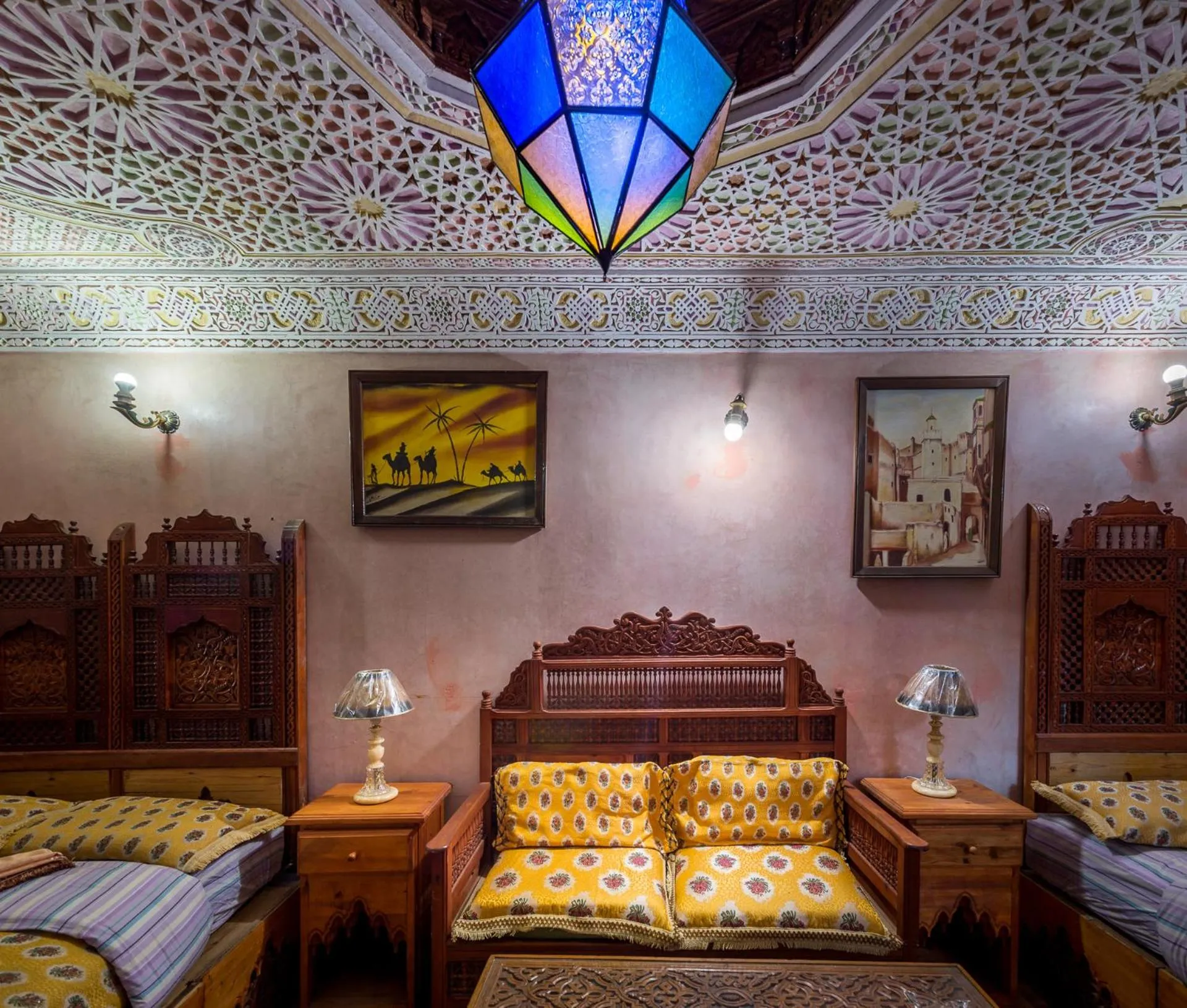 Bed in Riad Hiba