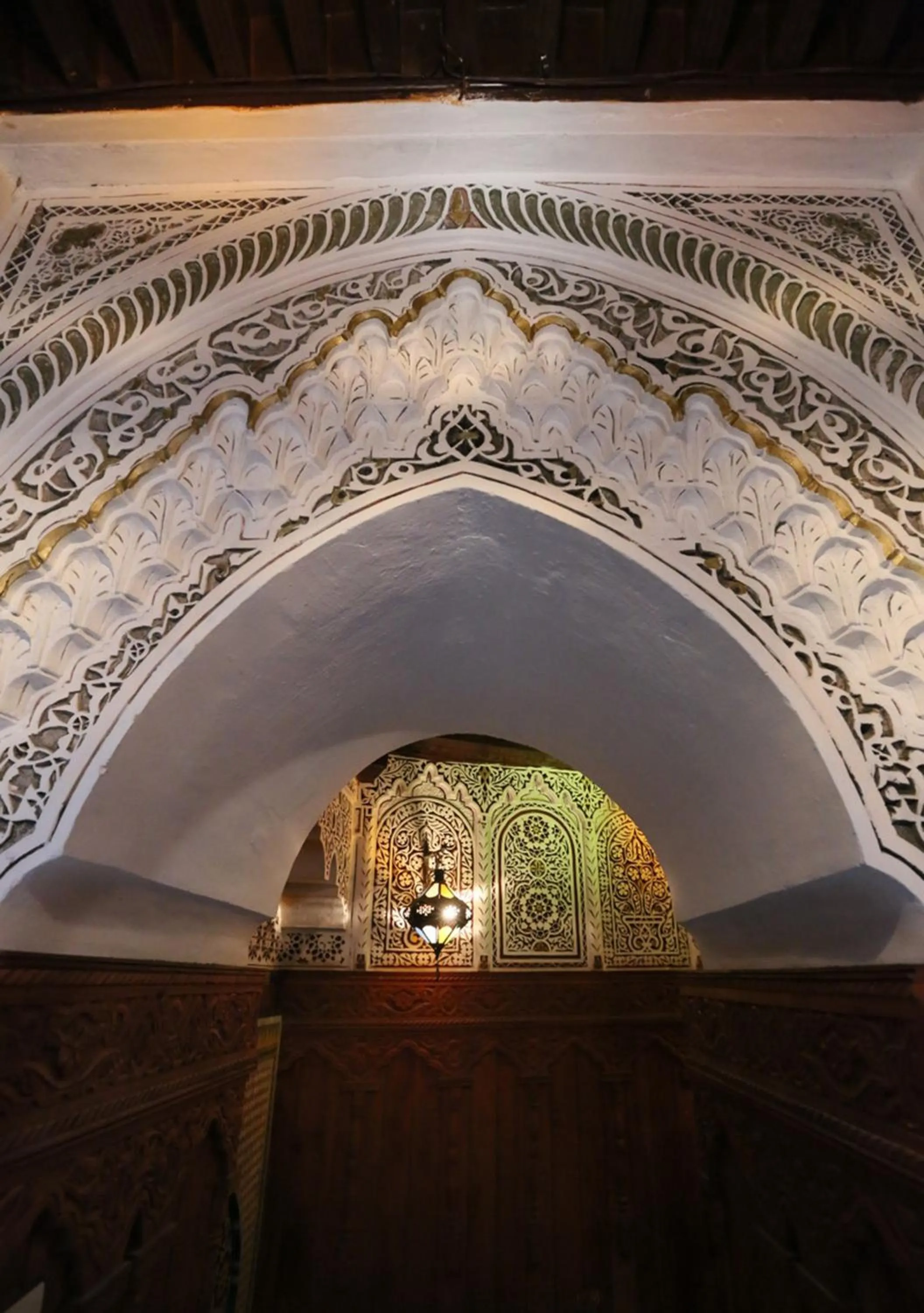 Decorative detail in Riad Hiba