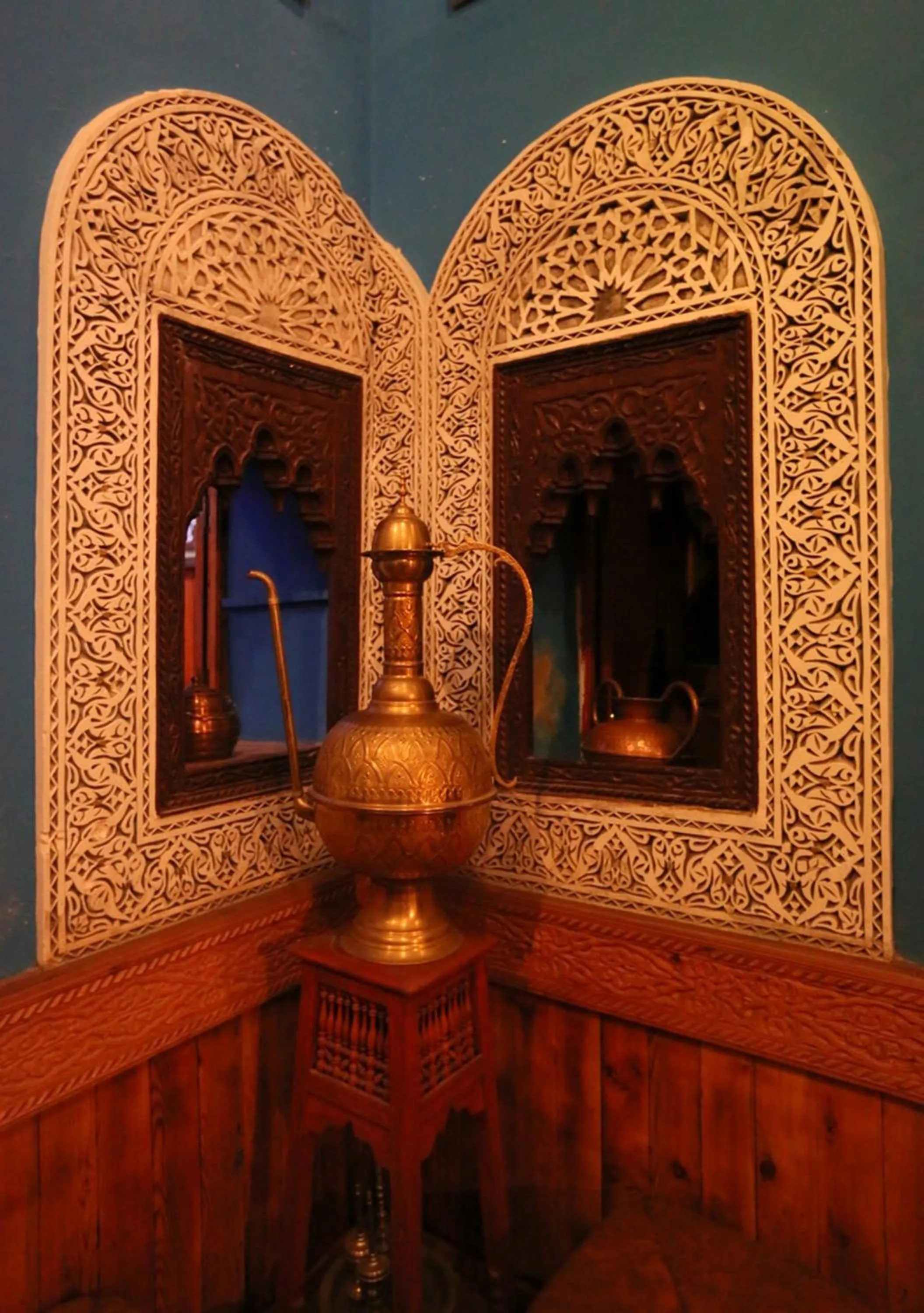 Decorative detail in Riad Hiba