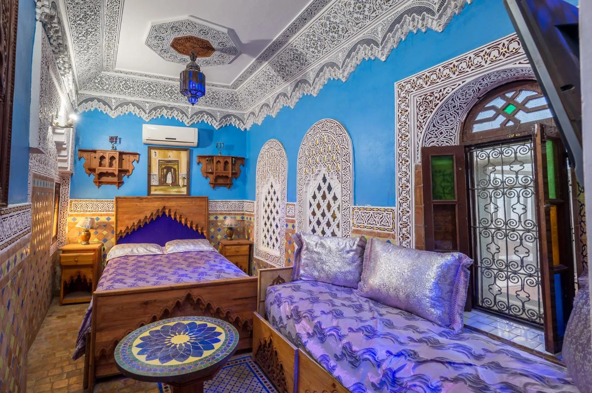 Bed in Riad Hiba