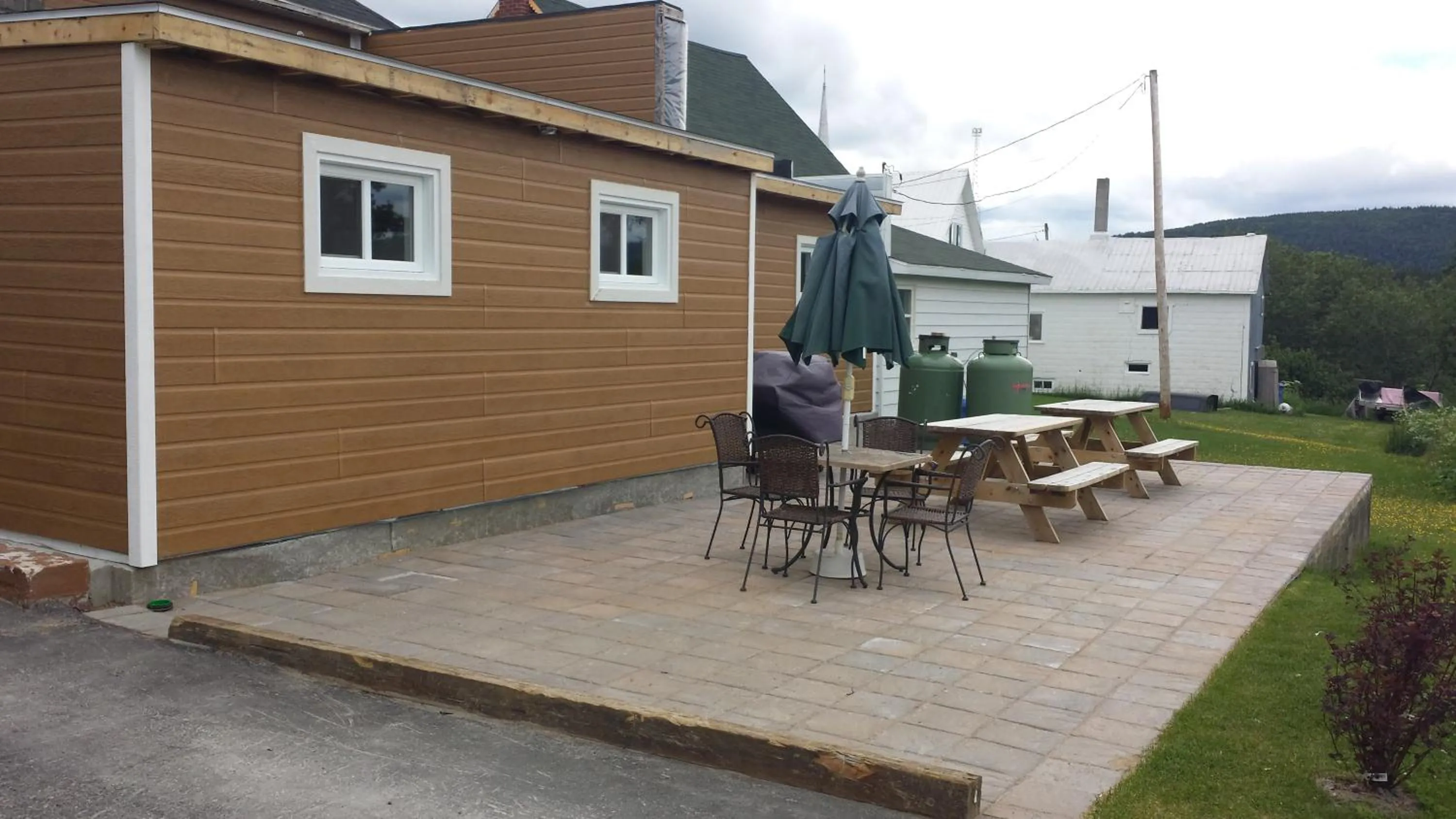 Patio in Gite La Bergeronnette