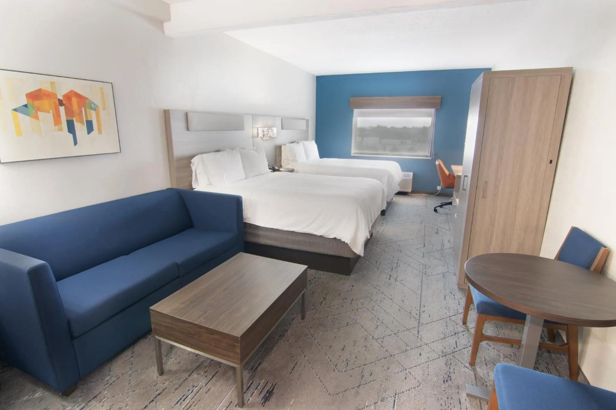 Photo of the whole room, Bed in Holiday Inn Express and Suites Fort Lauderdale Airport West by IHG