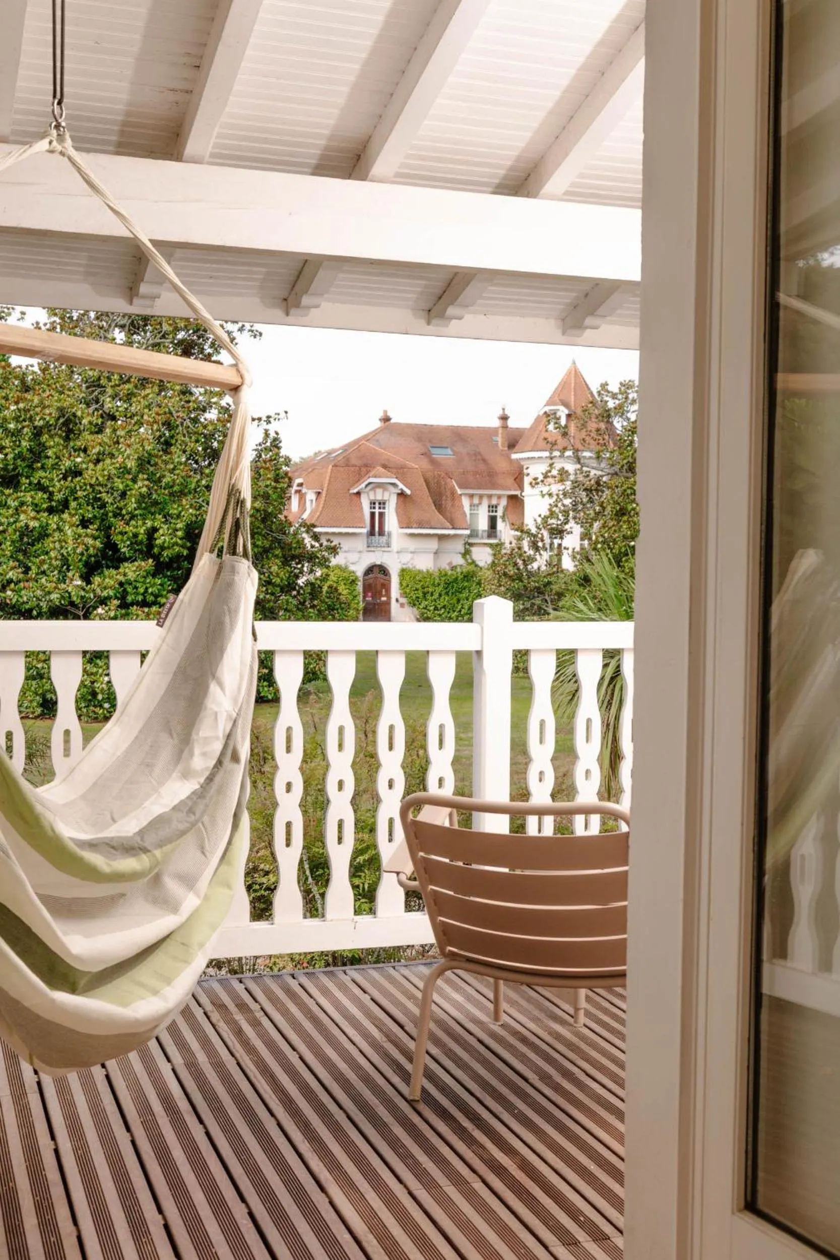 Balcony/Terrace in Château du Clair de Lune - Boutique Luxury Hotel