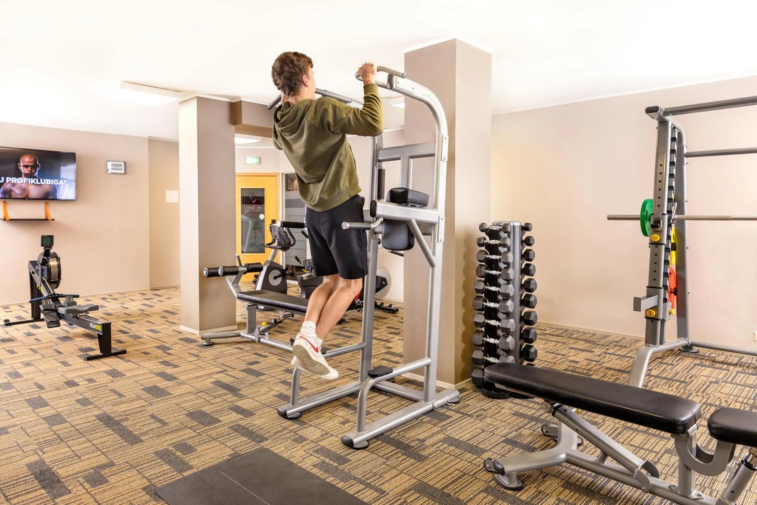 Fitness centre/facilities in Metropol Hotel