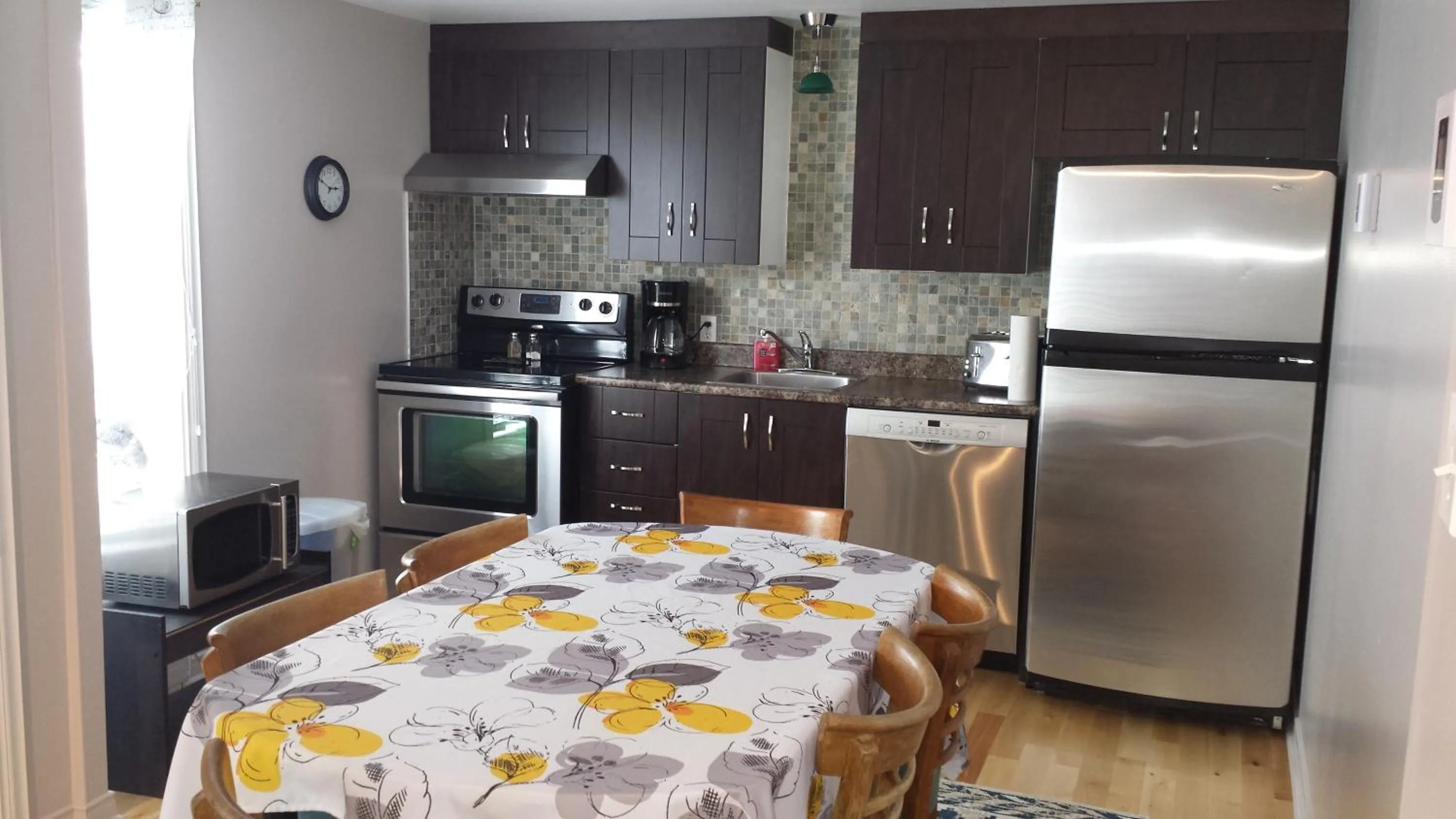 Kitchen or kitchenette in Les Appartements de La Bergeronnette