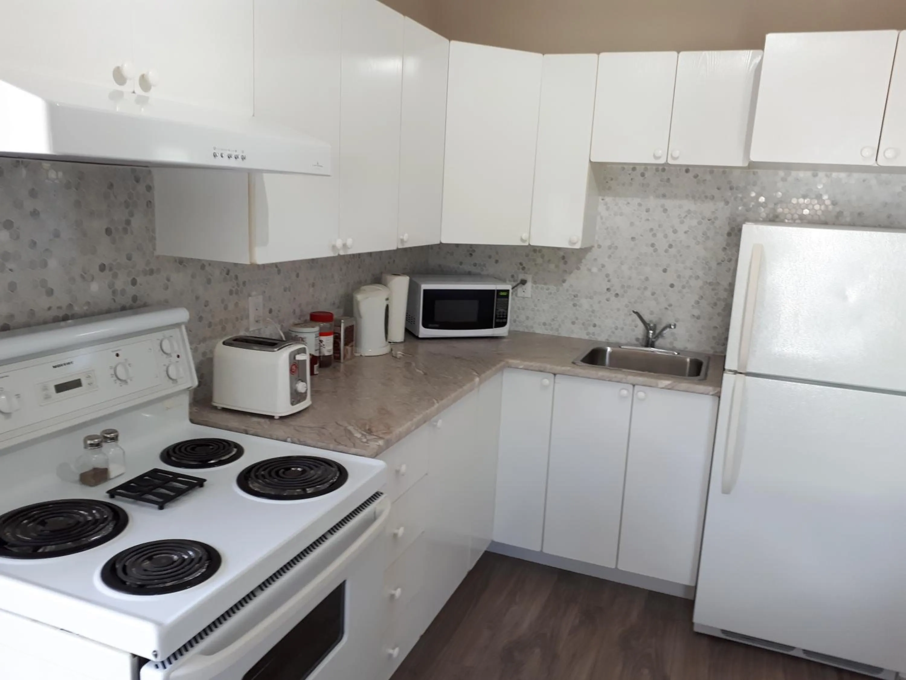 Kitchen or kitchenette in Les Appartements de La Bergeronnette