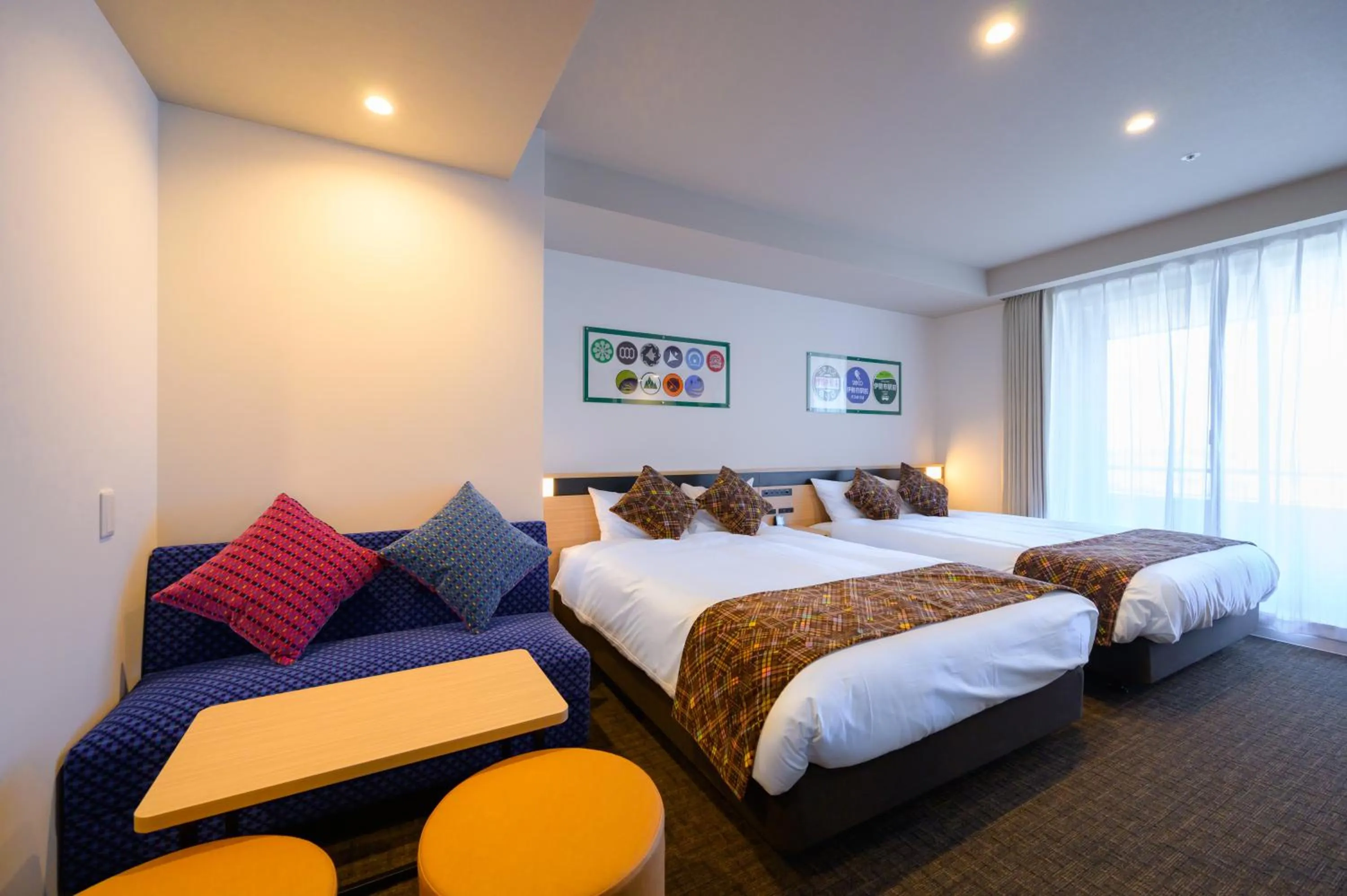 Bed in Sanco Inn Iseshi-Ekimae Shikinoyu