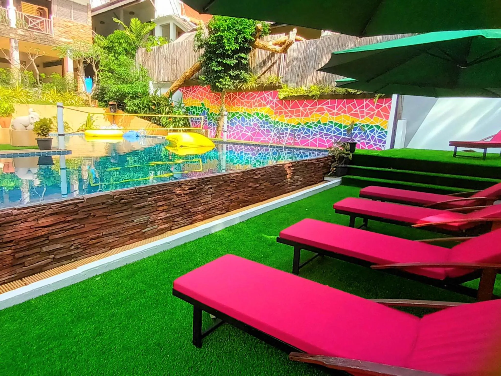 Swimming pool in Alpha Gay Resort & Spa - Men Only