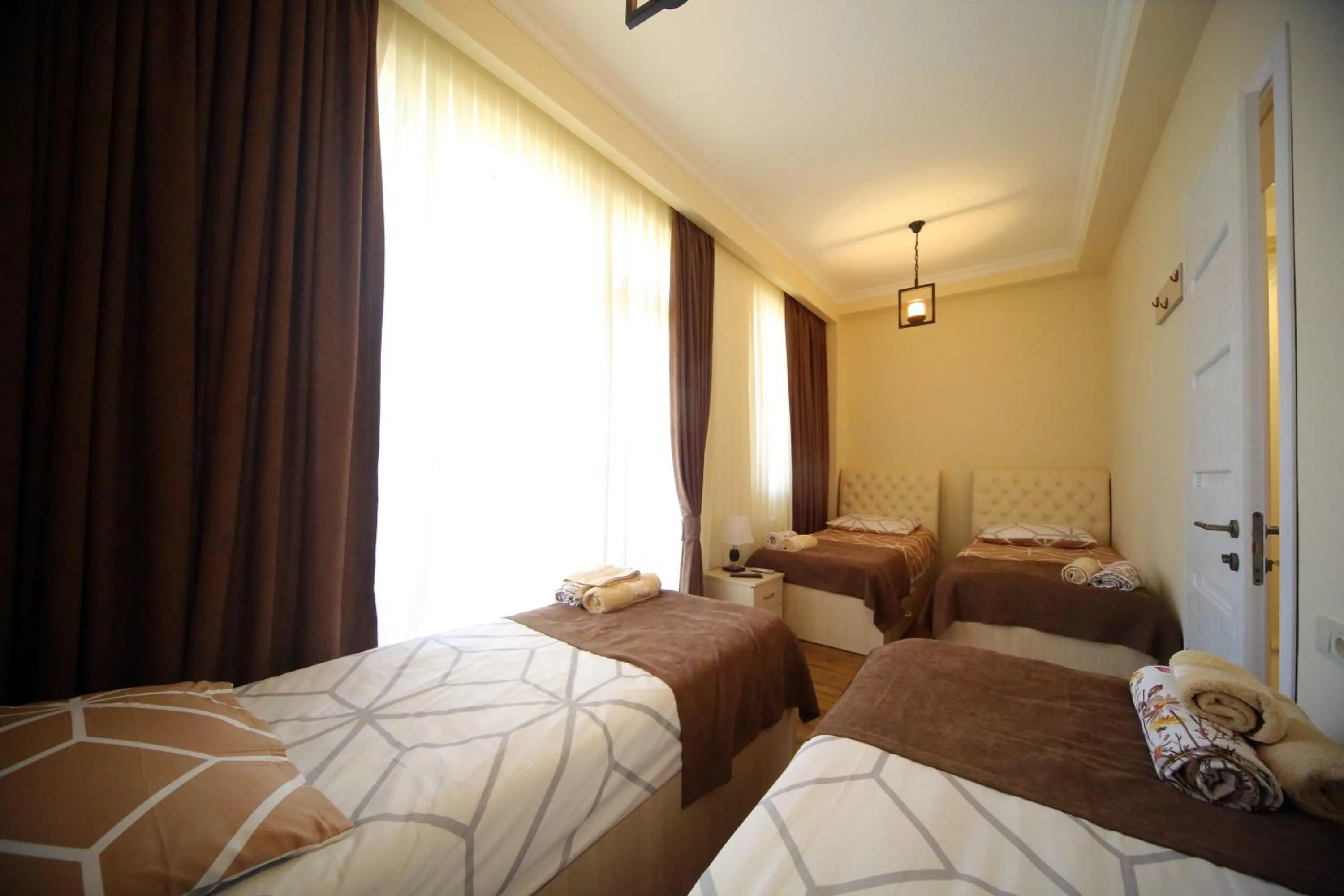 Bedroom, Bed in Hotel Balcony