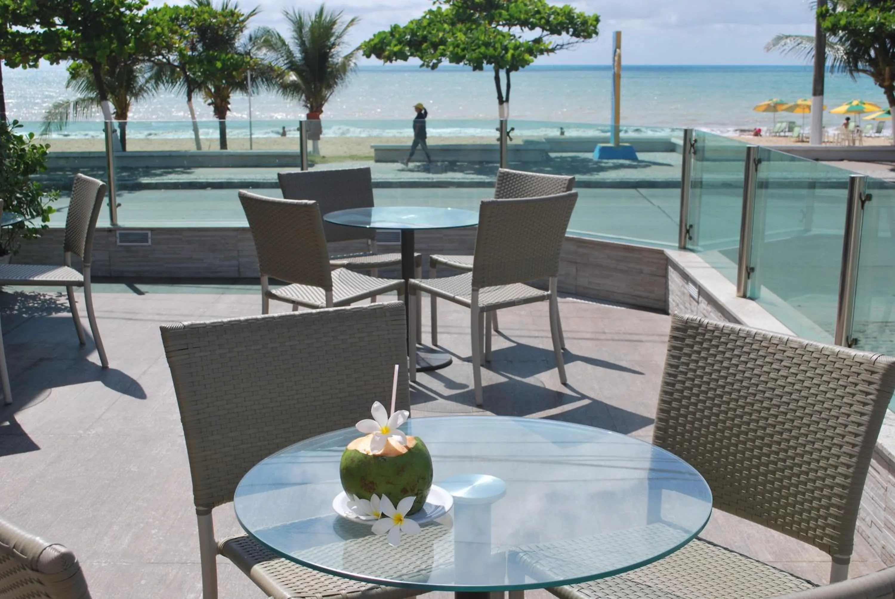 Patio in Hotel Barramares