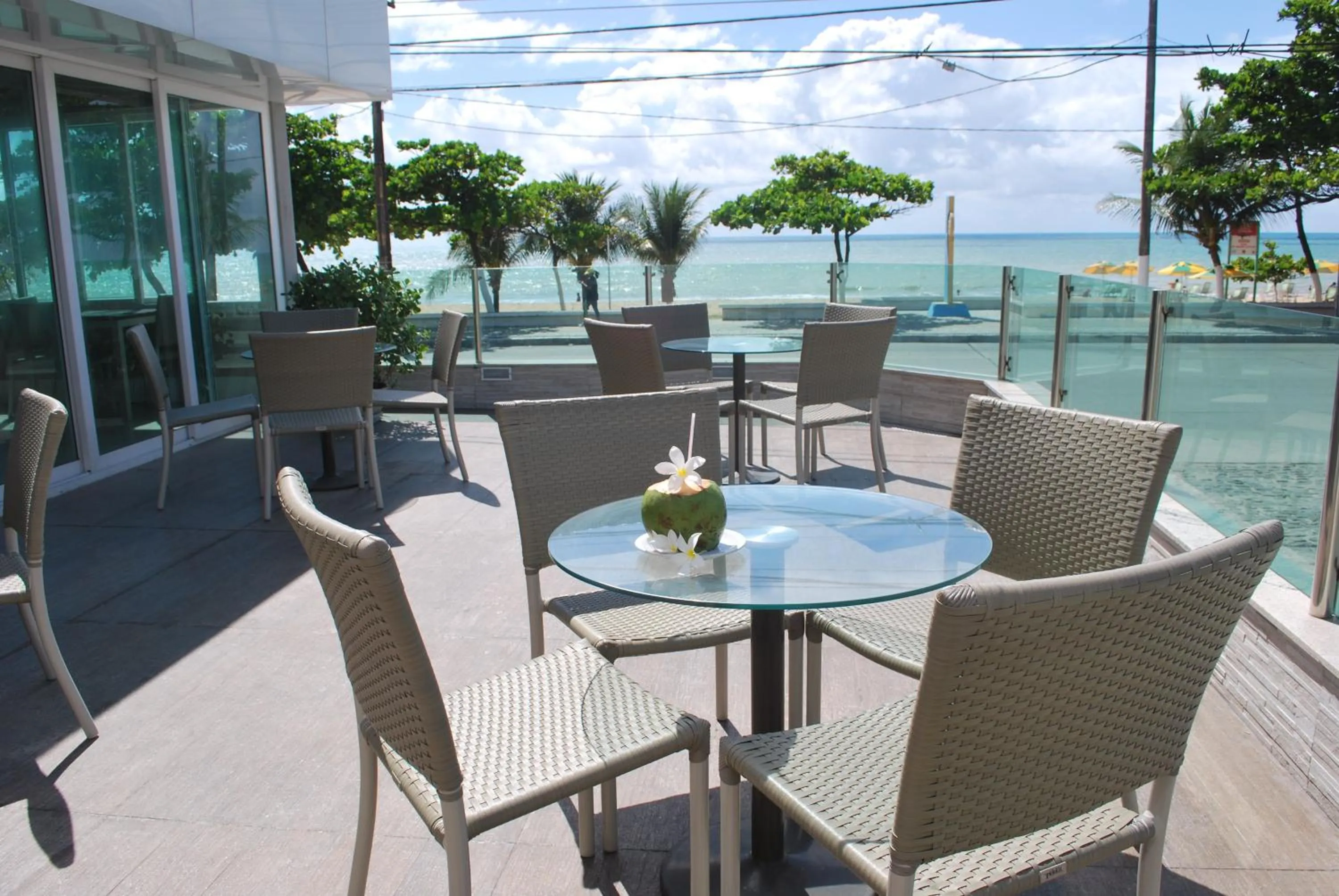 Patio in Hotel Barramares