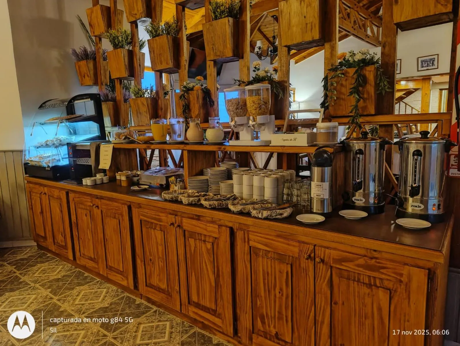 Buffet breakfast in Hotel Picos Del Sur