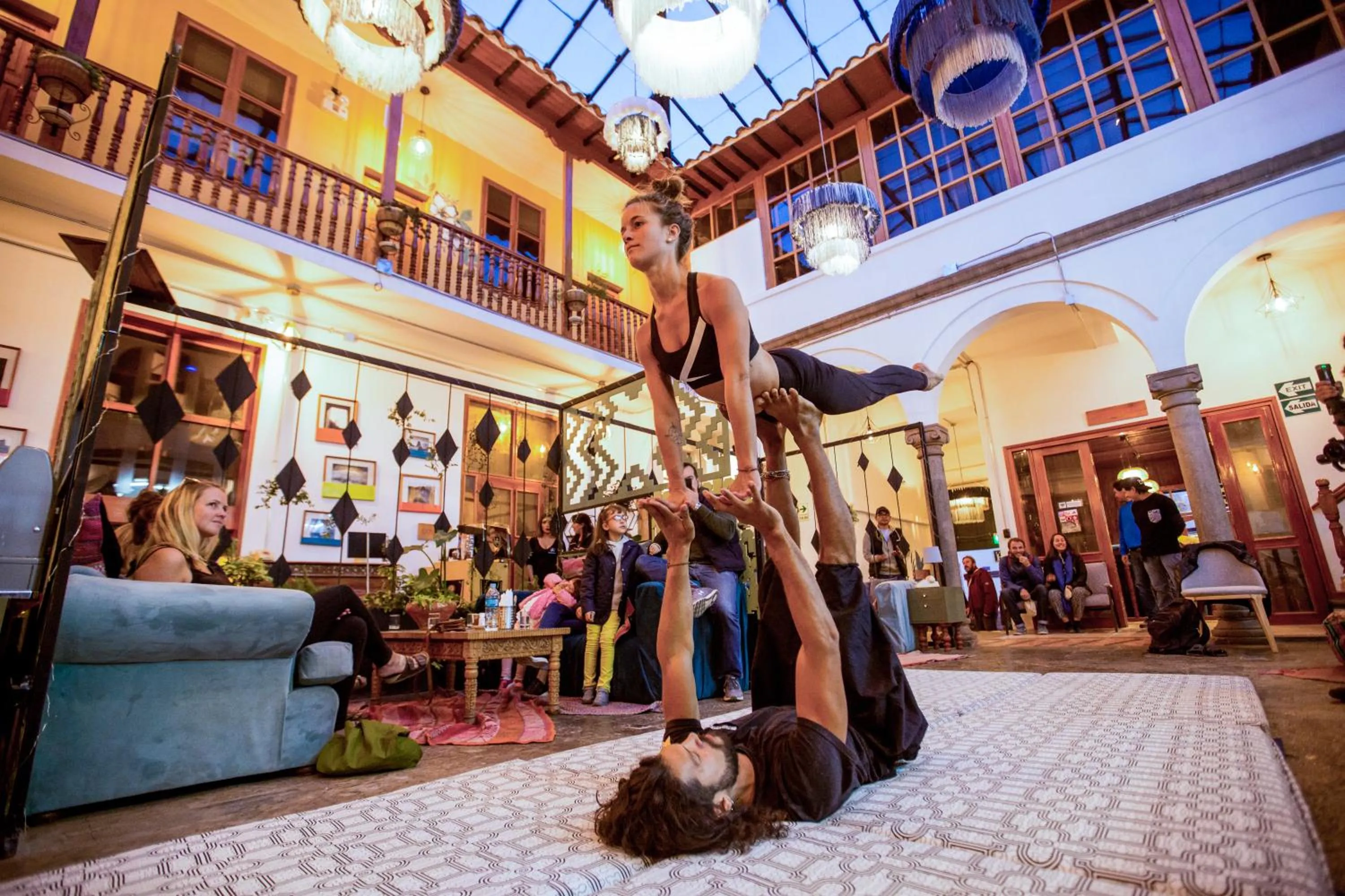 Evening entertainment in Selina Plaza De Armas Cusco