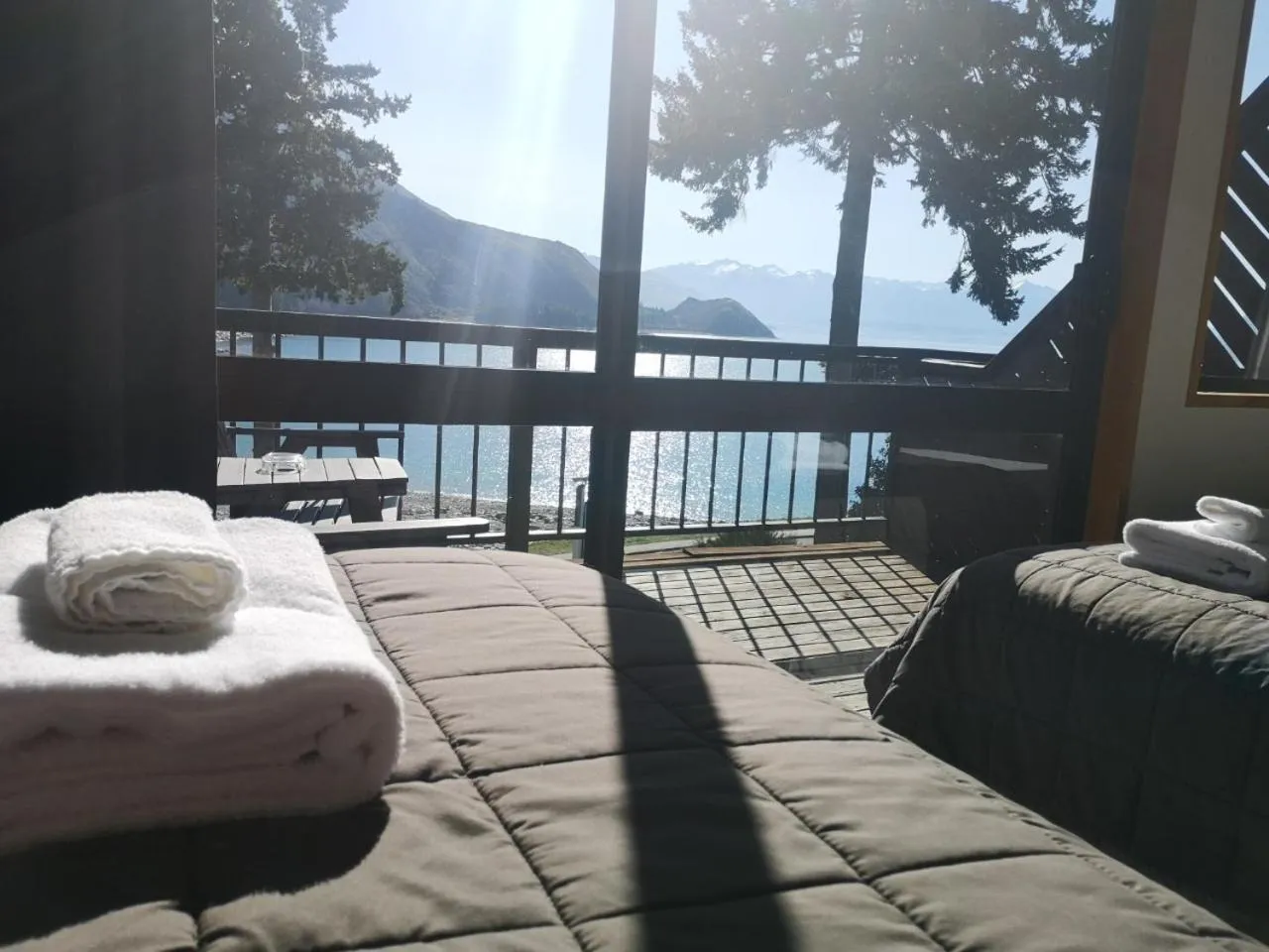 Lake view in Hawea Hotel