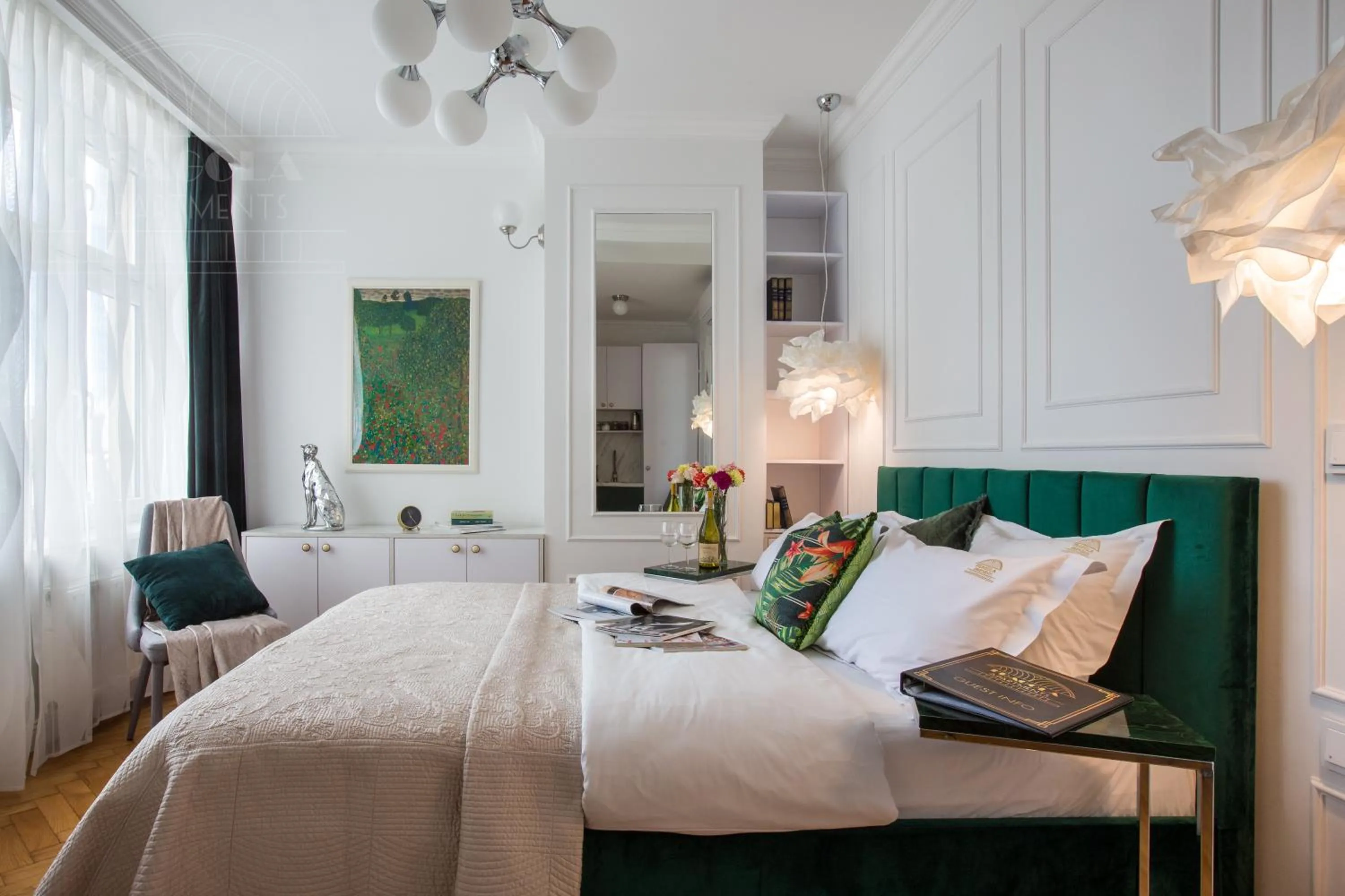 Bed in Feniks Fragola Apartments