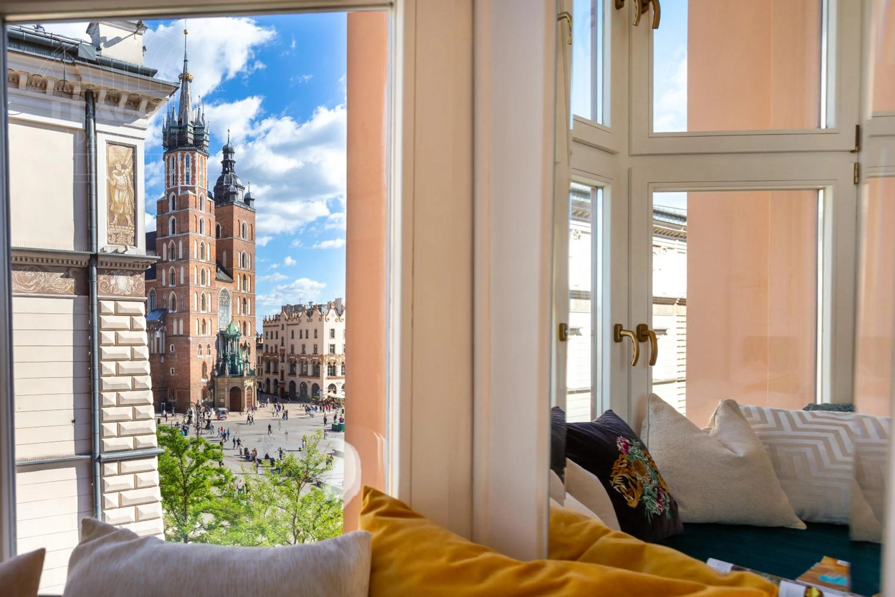 View (from property/room), Bed in Feniks Fragola Apartments