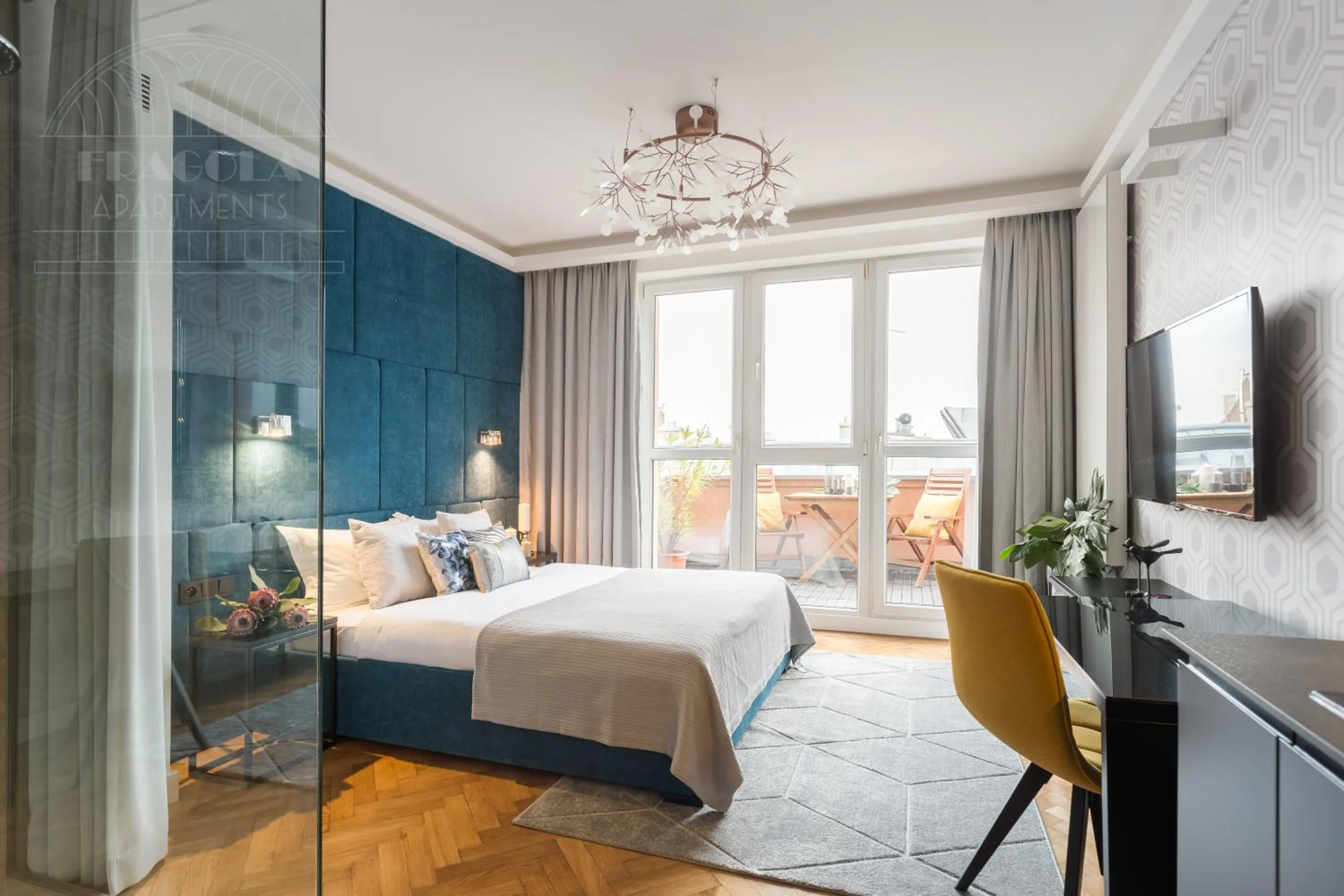 Bed in Feniks Fragola Apartments