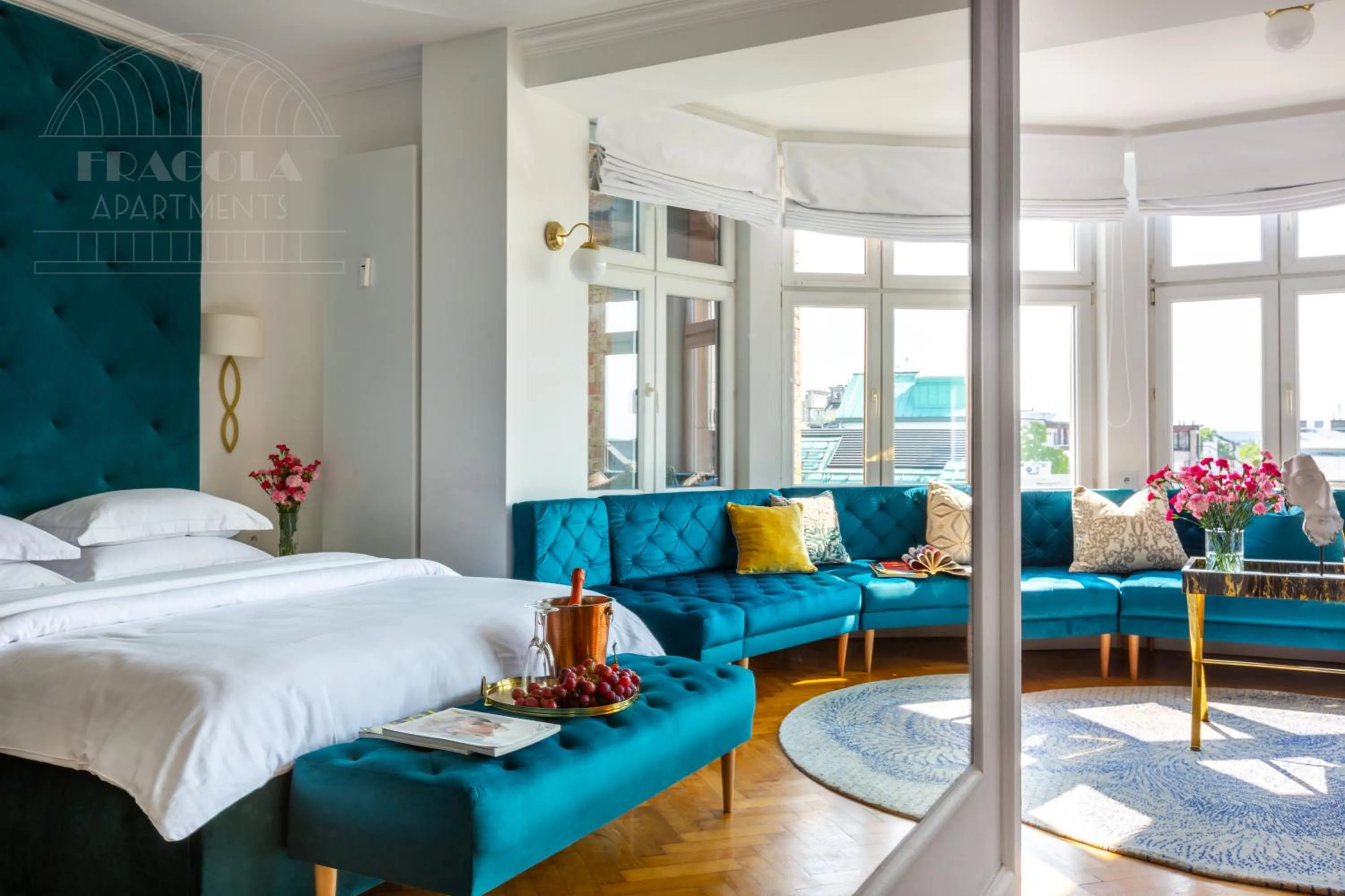 Bed in Feniks Fragola Apartments