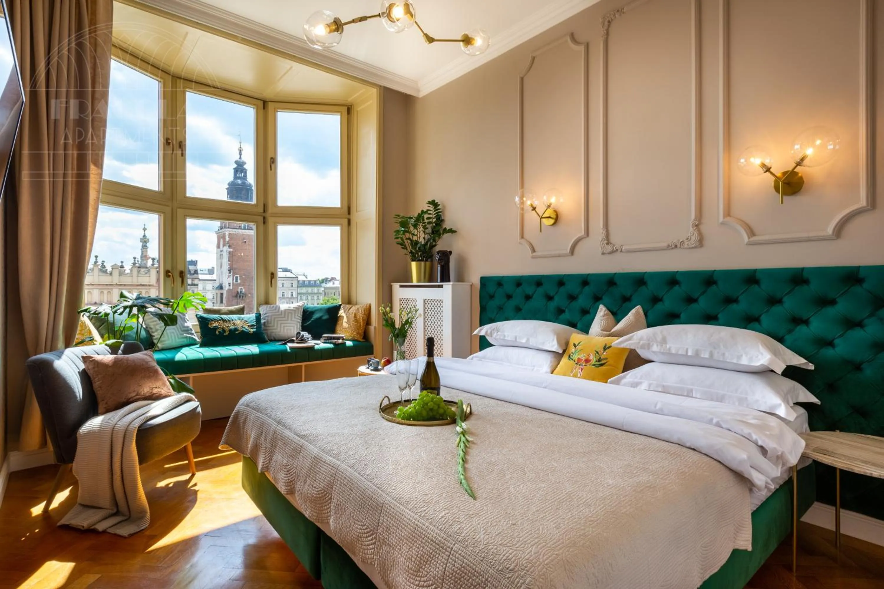 Bed in Feniks Fragola Apartments