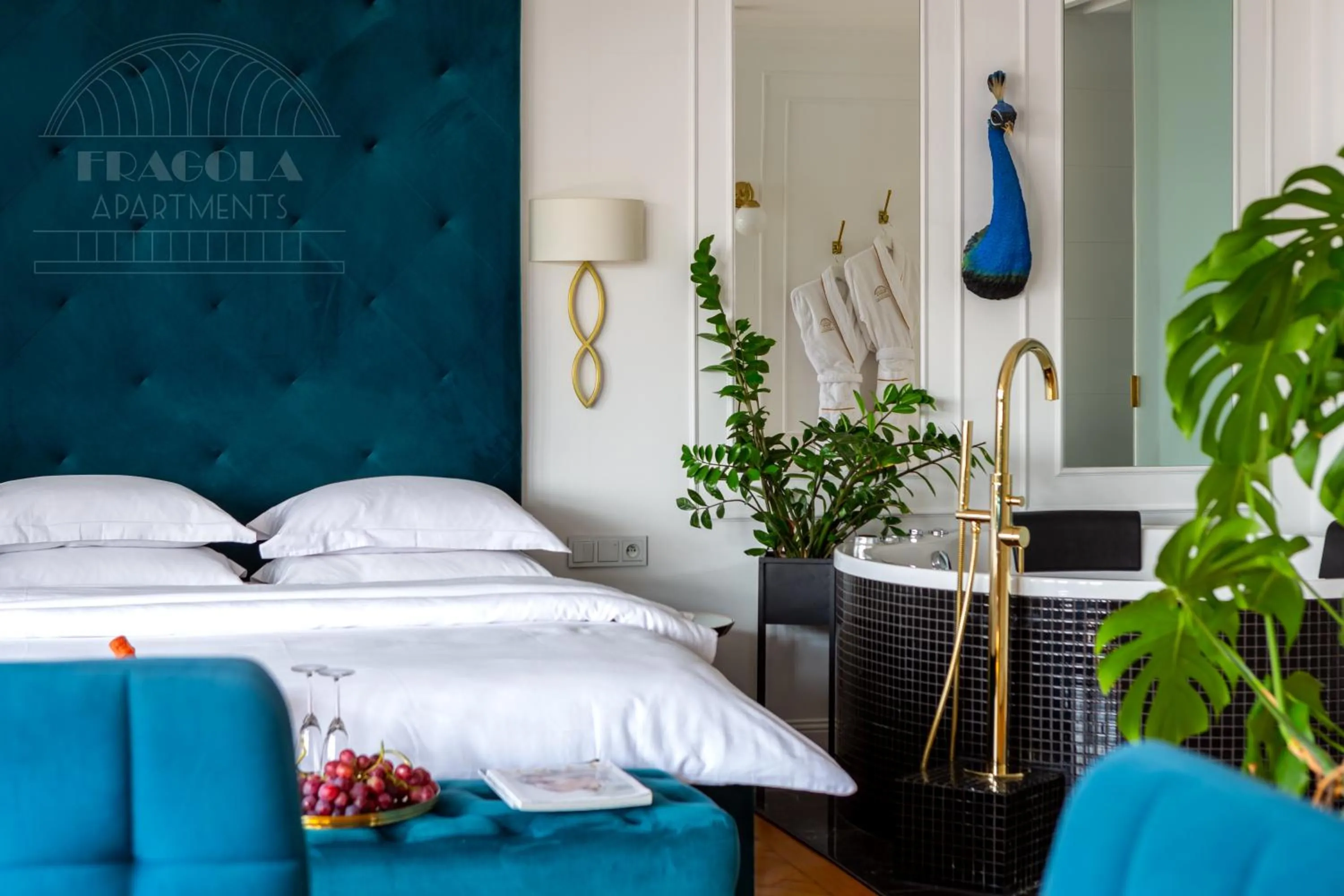 Bed in Feniks Fragola Apartments