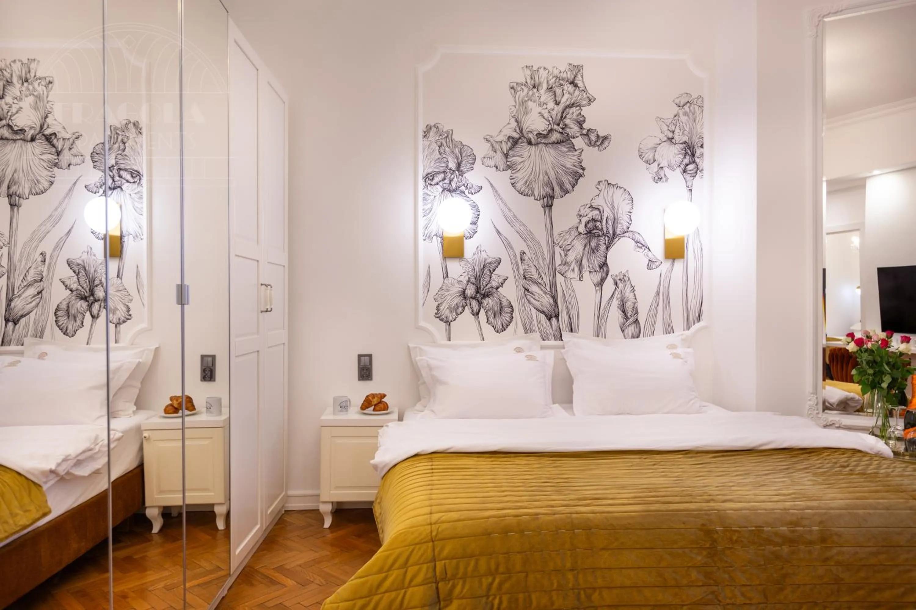 Bed in Feniks Fragola Apartments