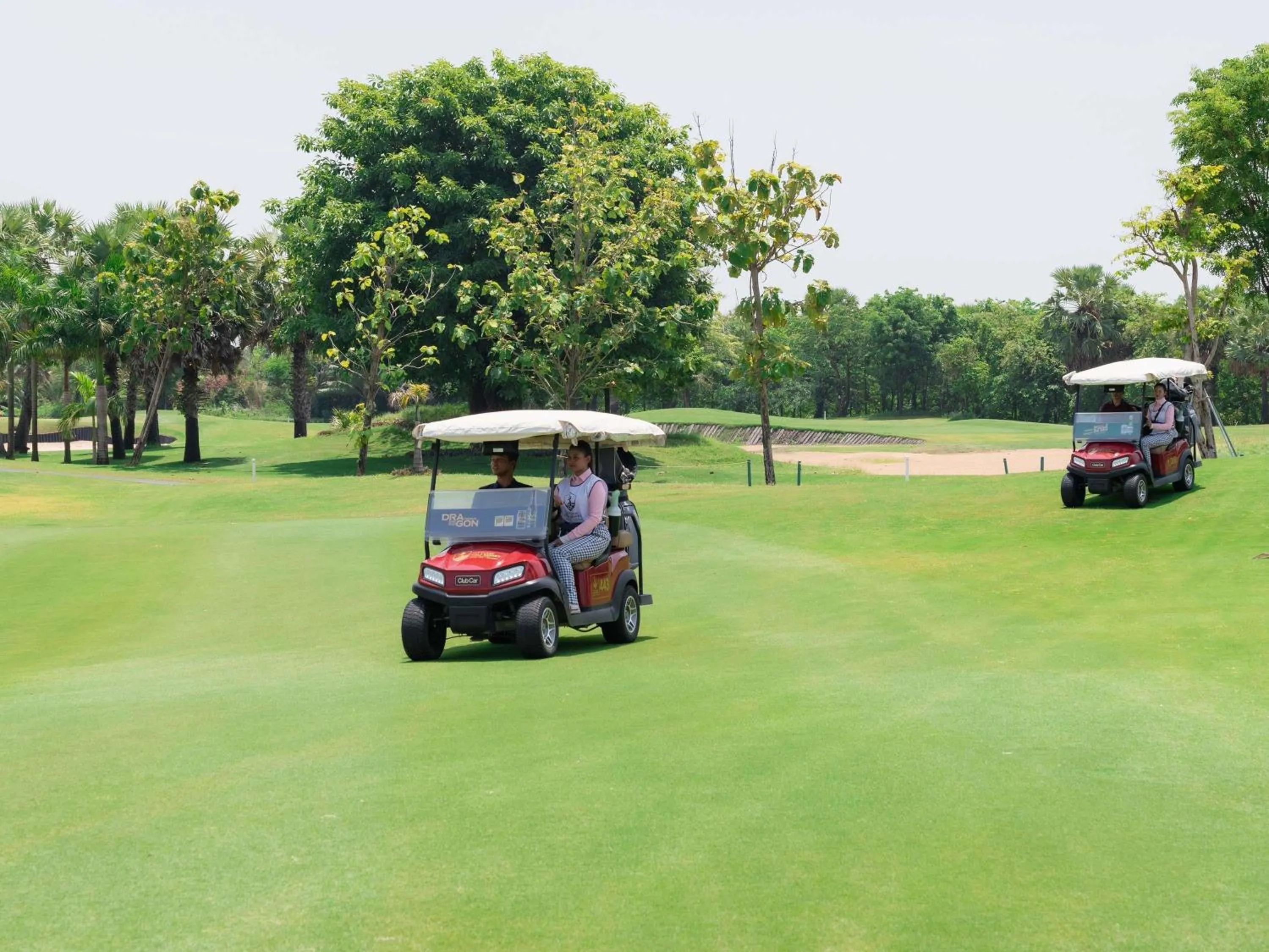 Golfcourse in Sofitel Phnom Penh Phokeethra