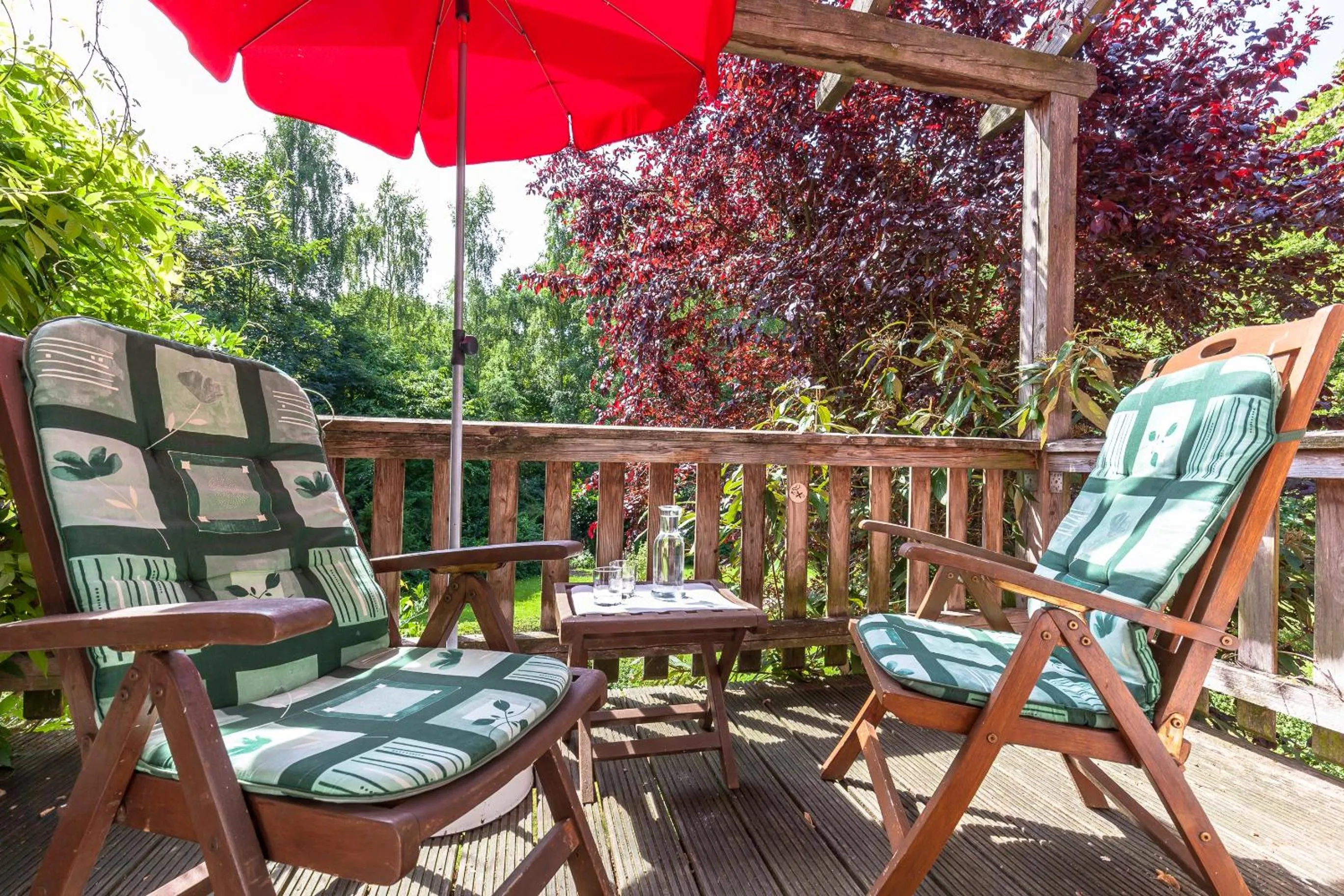 Garden view in Bio- und Gesundheitshotel Gutshaus Stellshagen