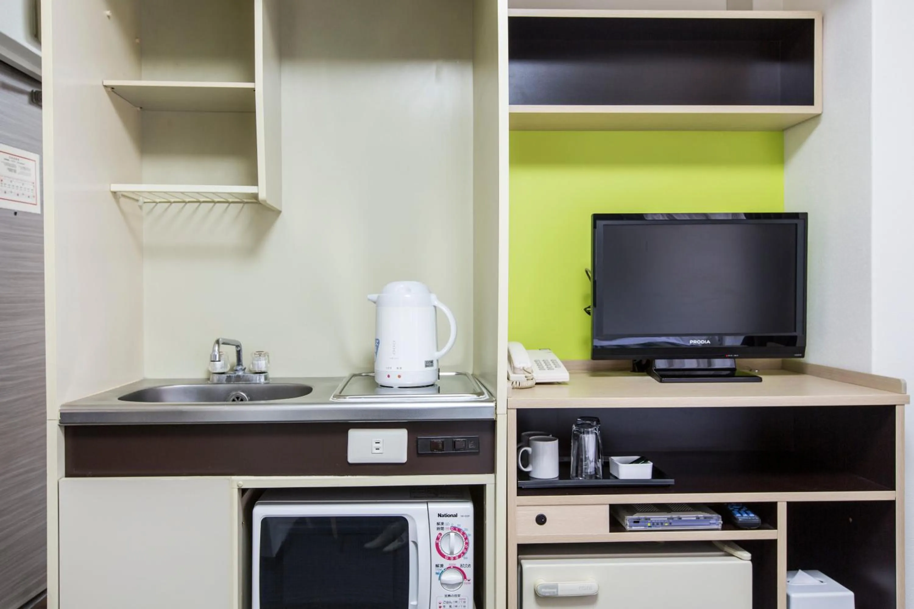 Kitchen or kitchenette in HOTEL MYSTAYS Ueno Inaricho
