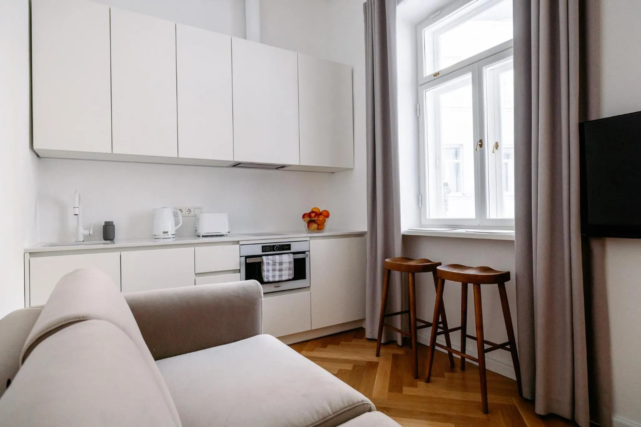 Kitchen or kitchenette in Hestia Hotel Barons Old Town