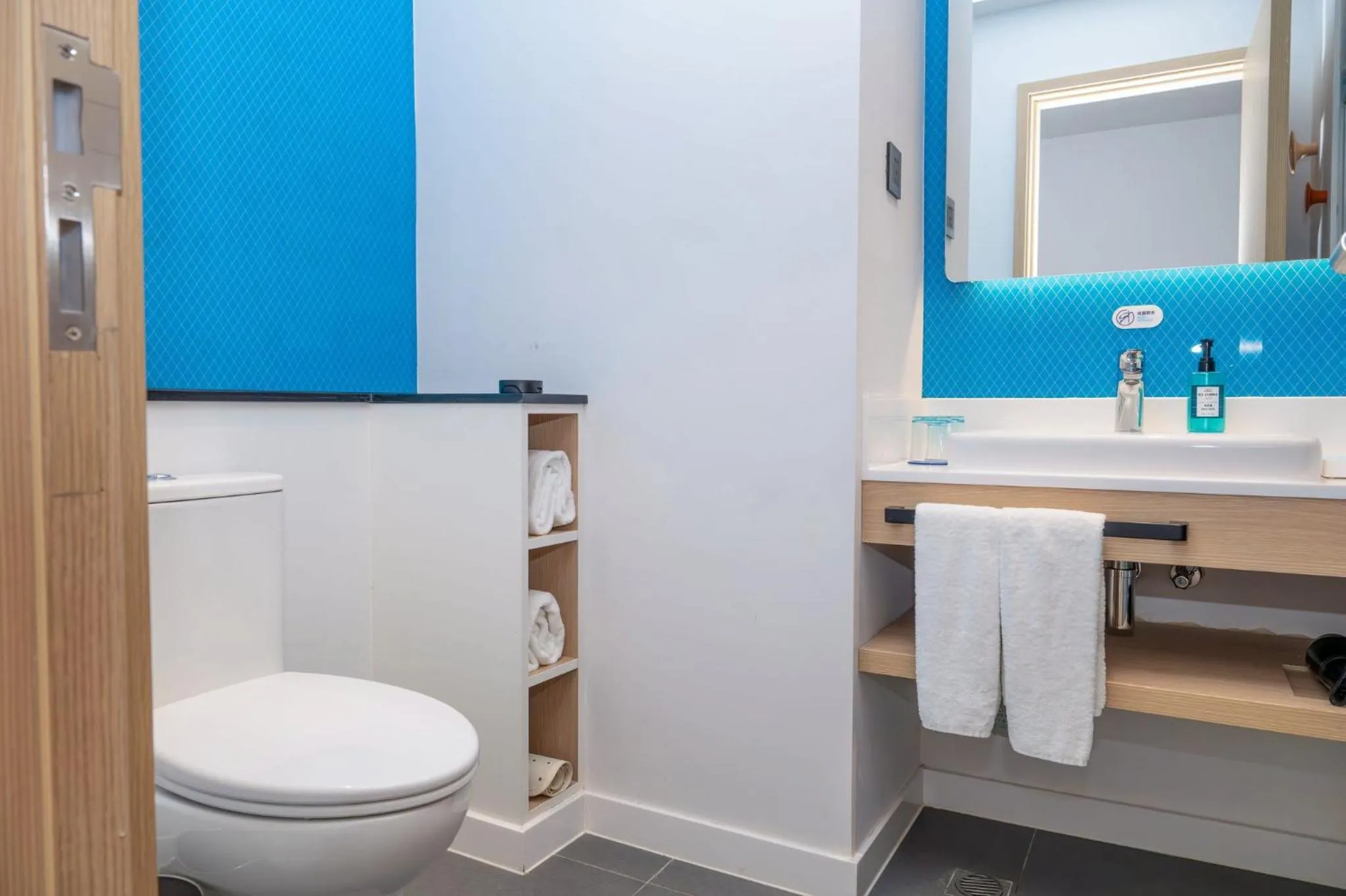 Bathroom in Holiday Inn Express Shanghai Pudong Airport by IHG