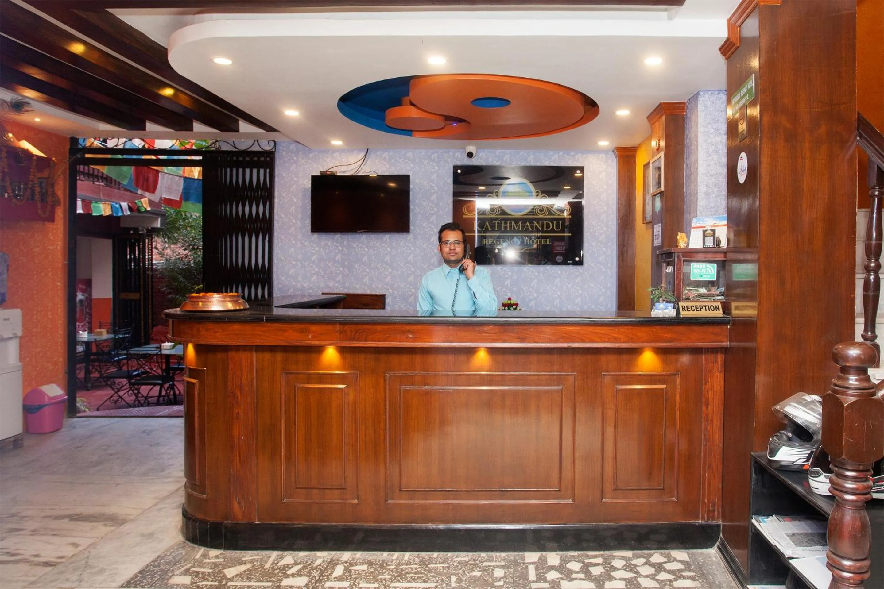 Lobby or reception in Kathmandu Regency Hotel
