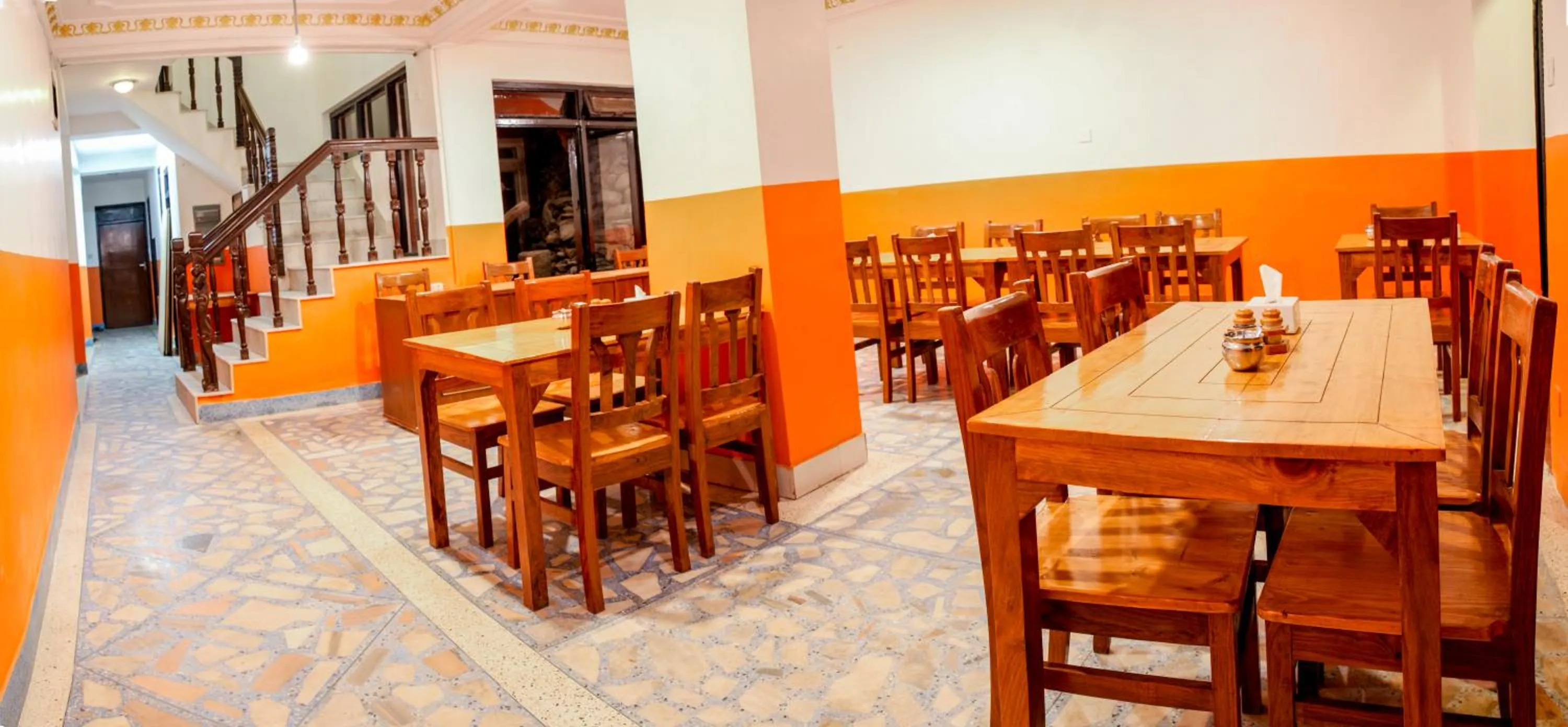 Dining area in Kathmandu Regency Hotel
