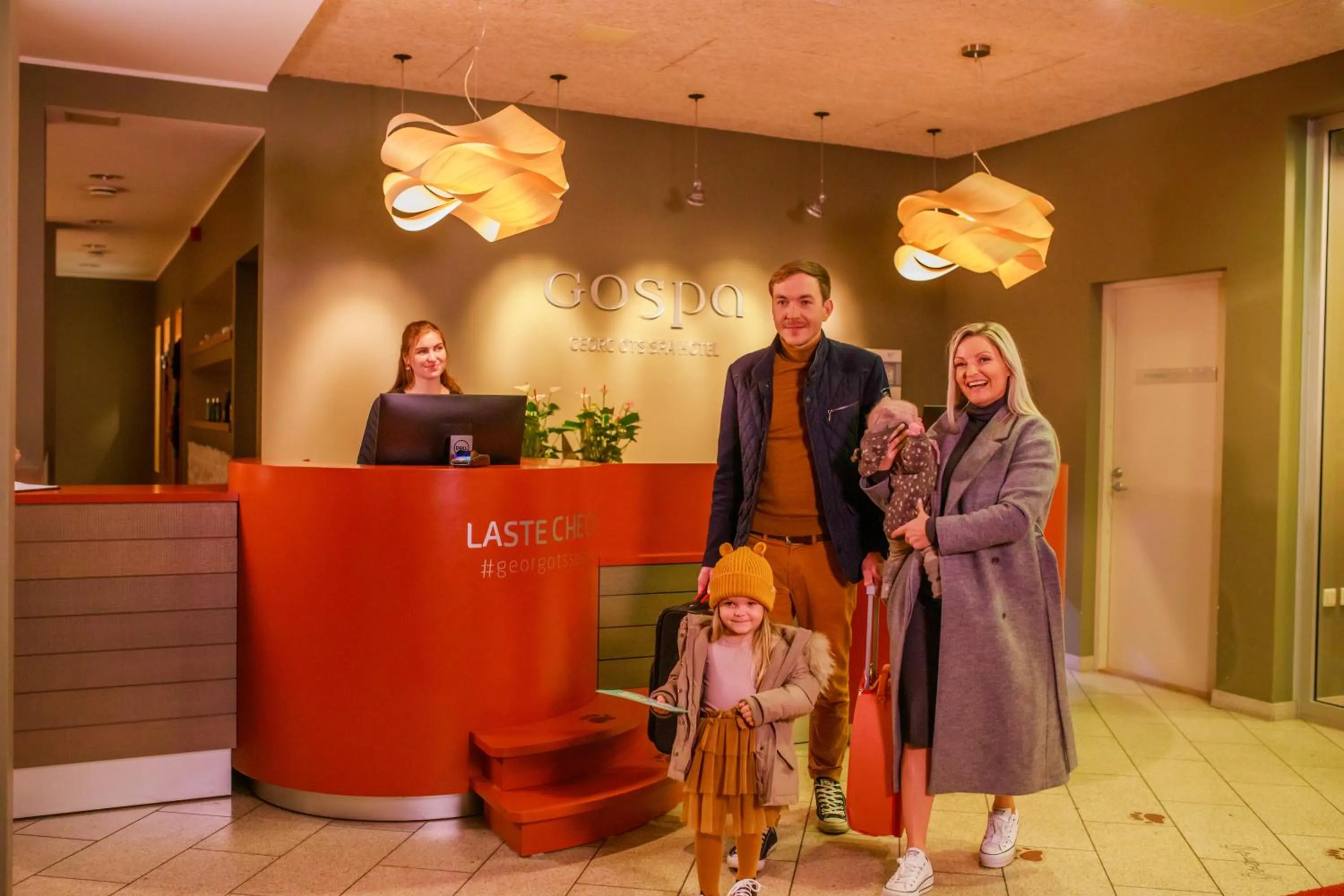 Lobby or reception in Georg Ots Spa Hotel