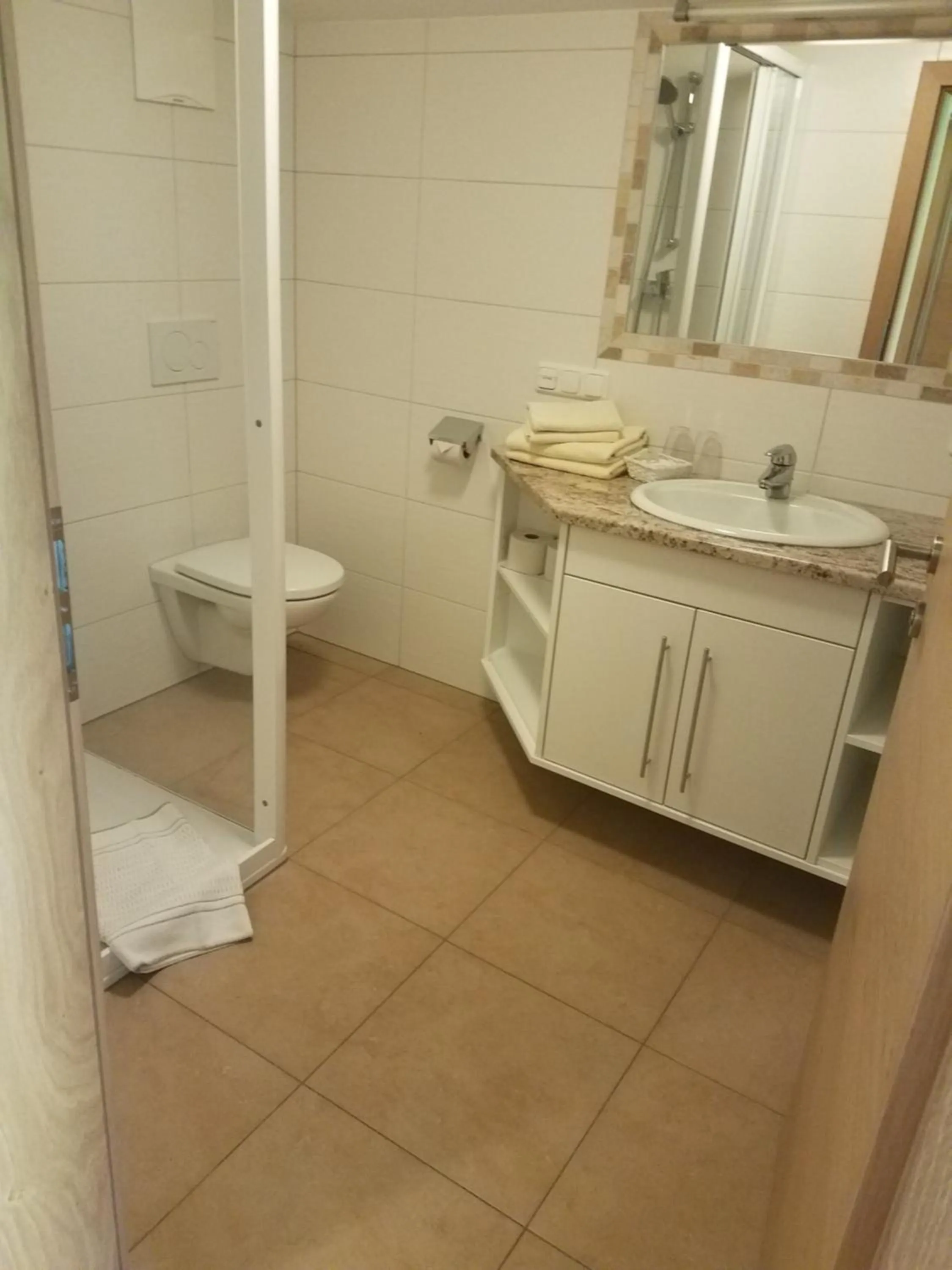 Shower in Aparthotel Hohe Brücke