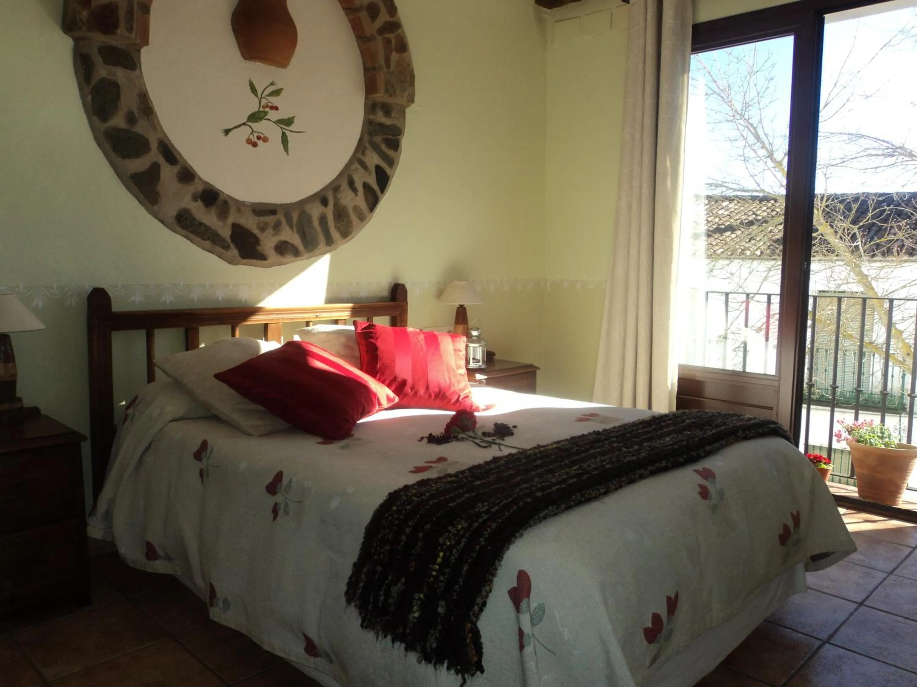 Bed in Hostal Rural Molino Del Bombo